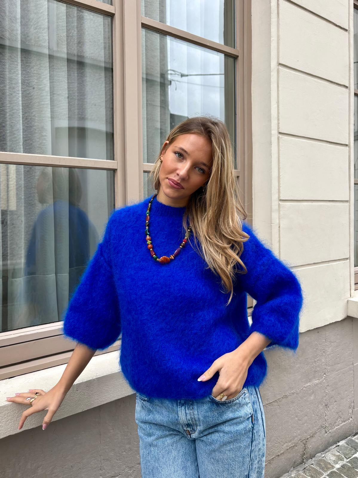 Pull bleu royal - ANDRÉA