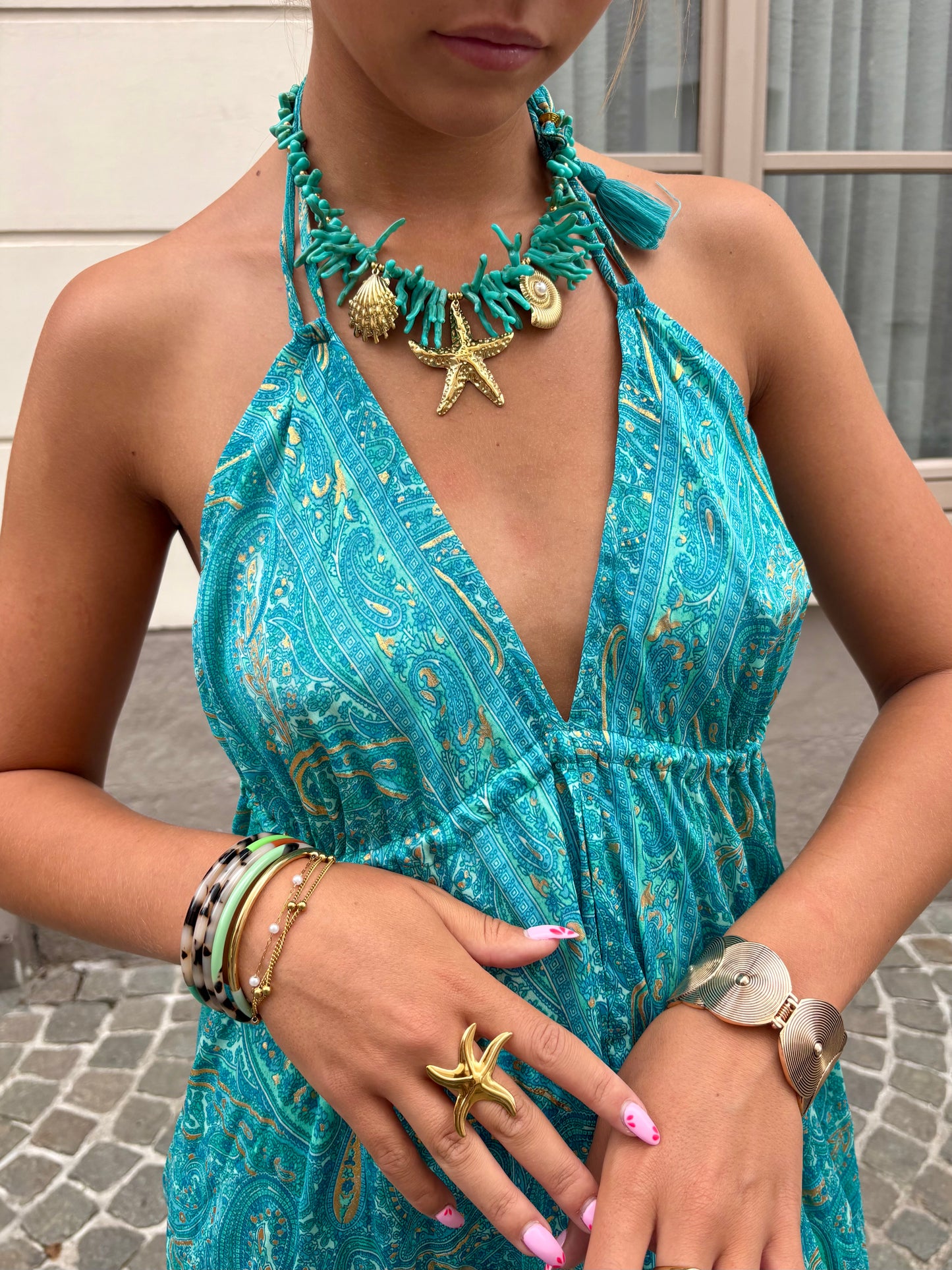 Robe bleu - MONA