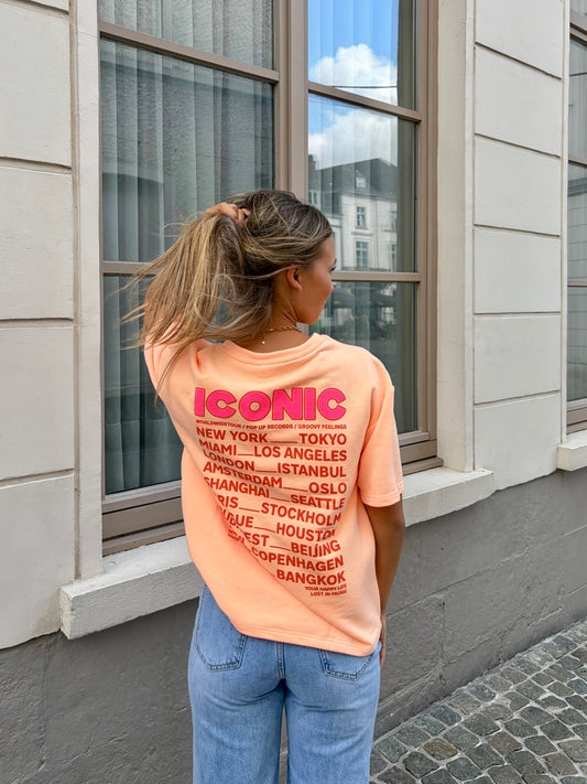 T-shirt orange - ICONIC