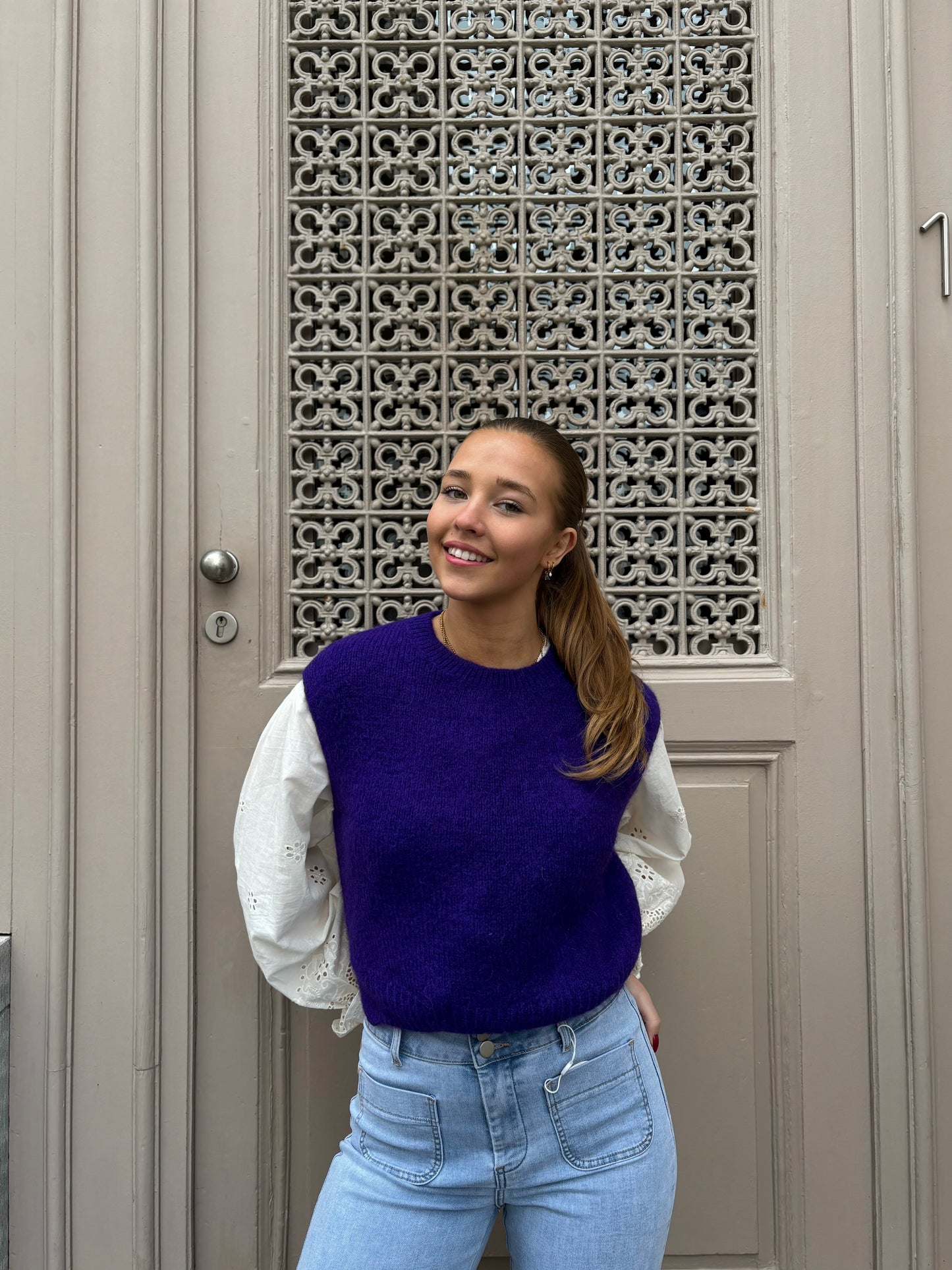Pull mauve - LOLA