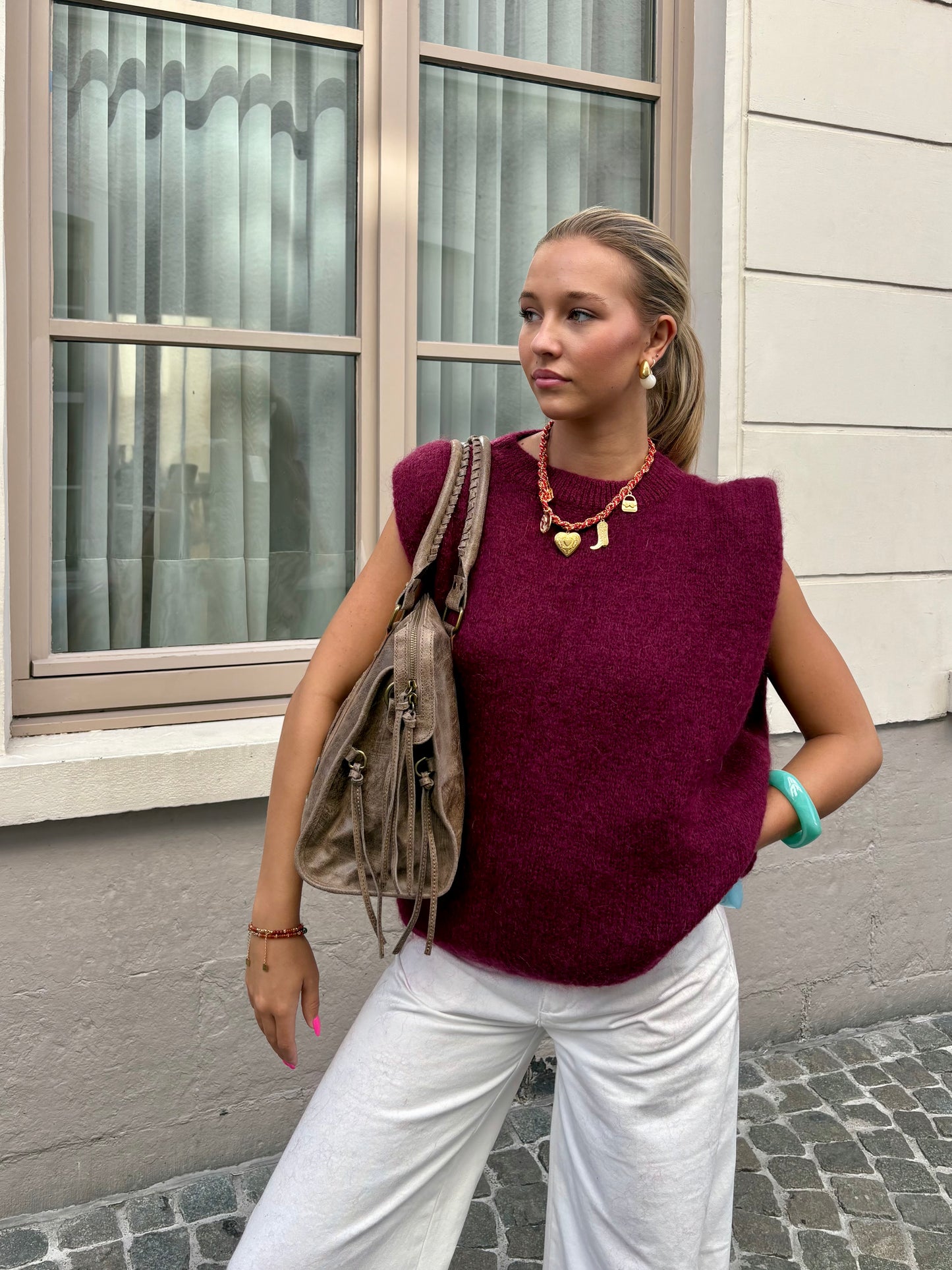 Pull bordeaux - TERESSE