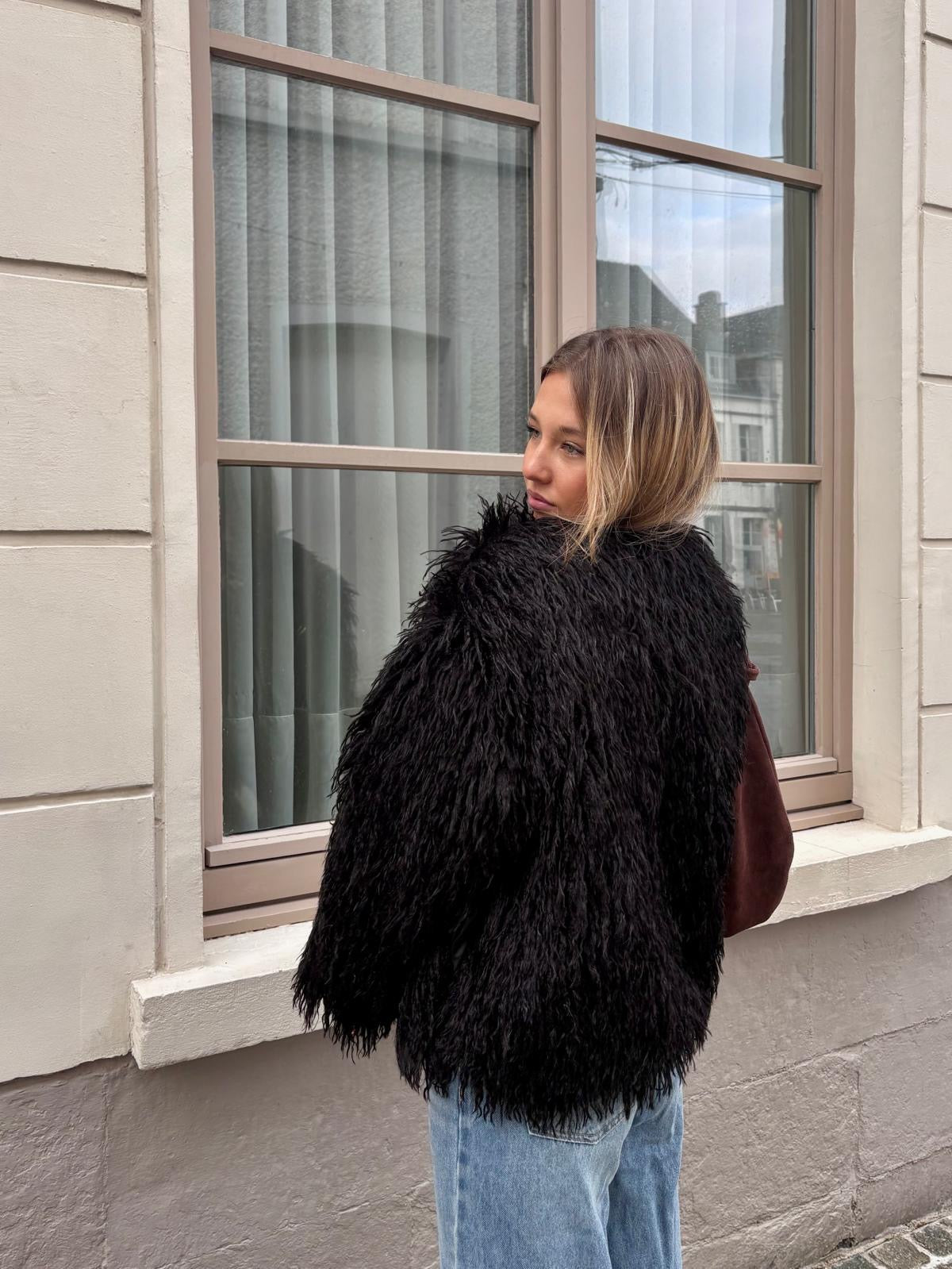 Manteau noir - KAMILIA