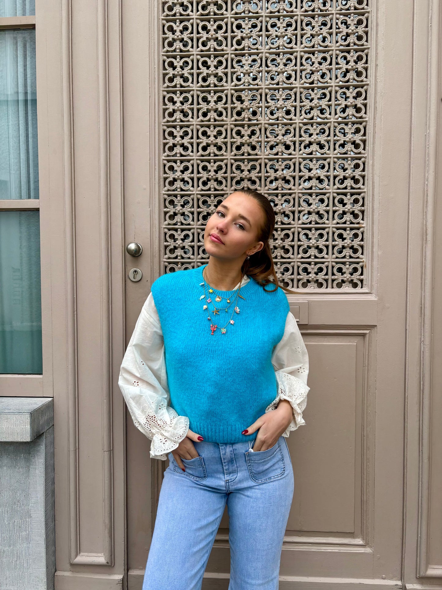 Pull turquoise - LOLA