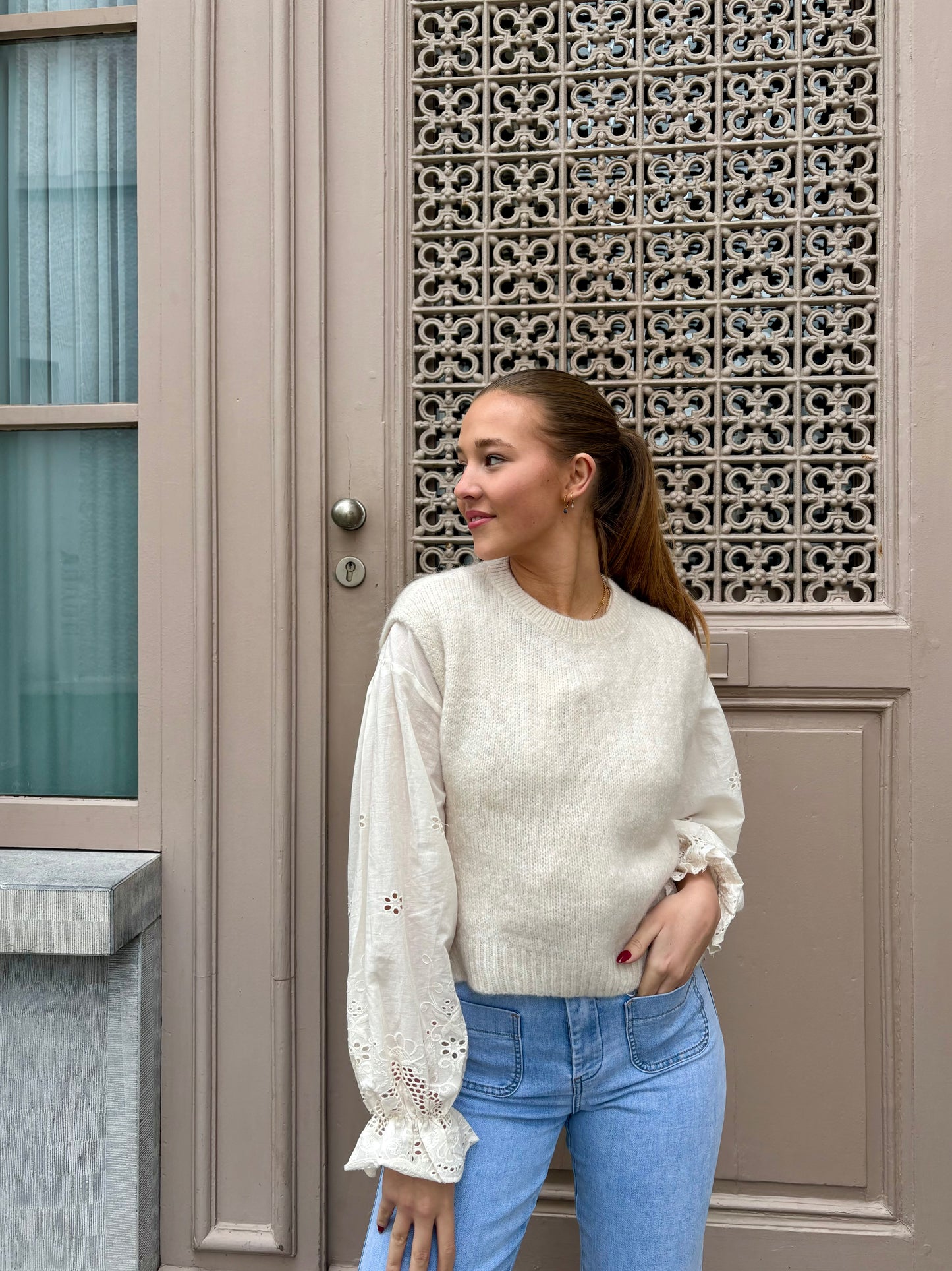 Pull beige - LOLA