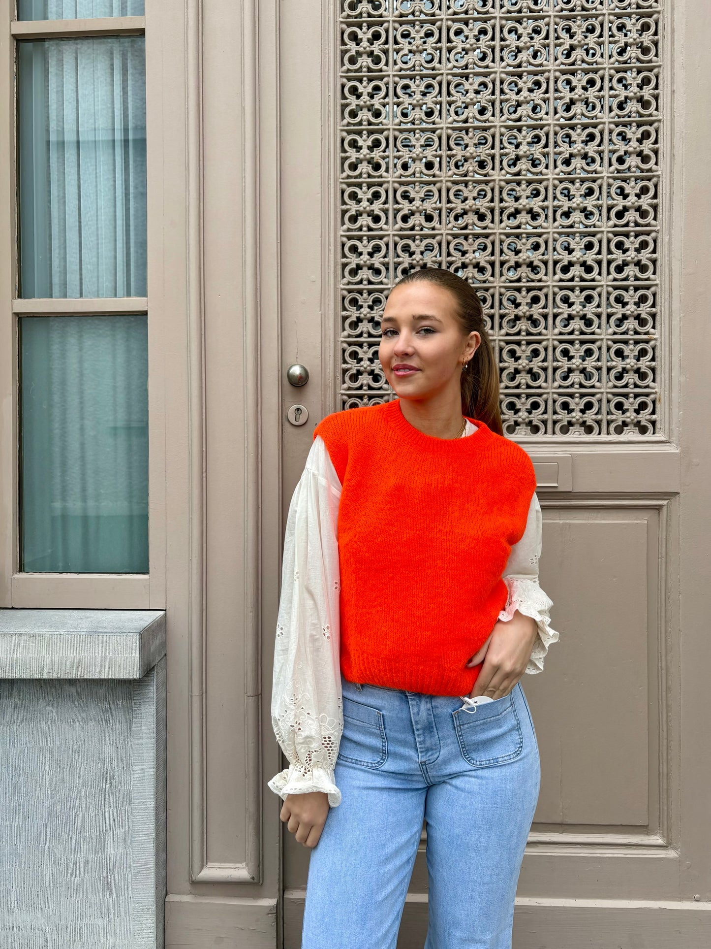 Pull rouge - LOLA