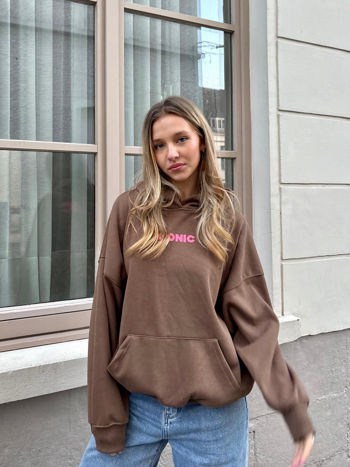 Sweat marron- ICONIC