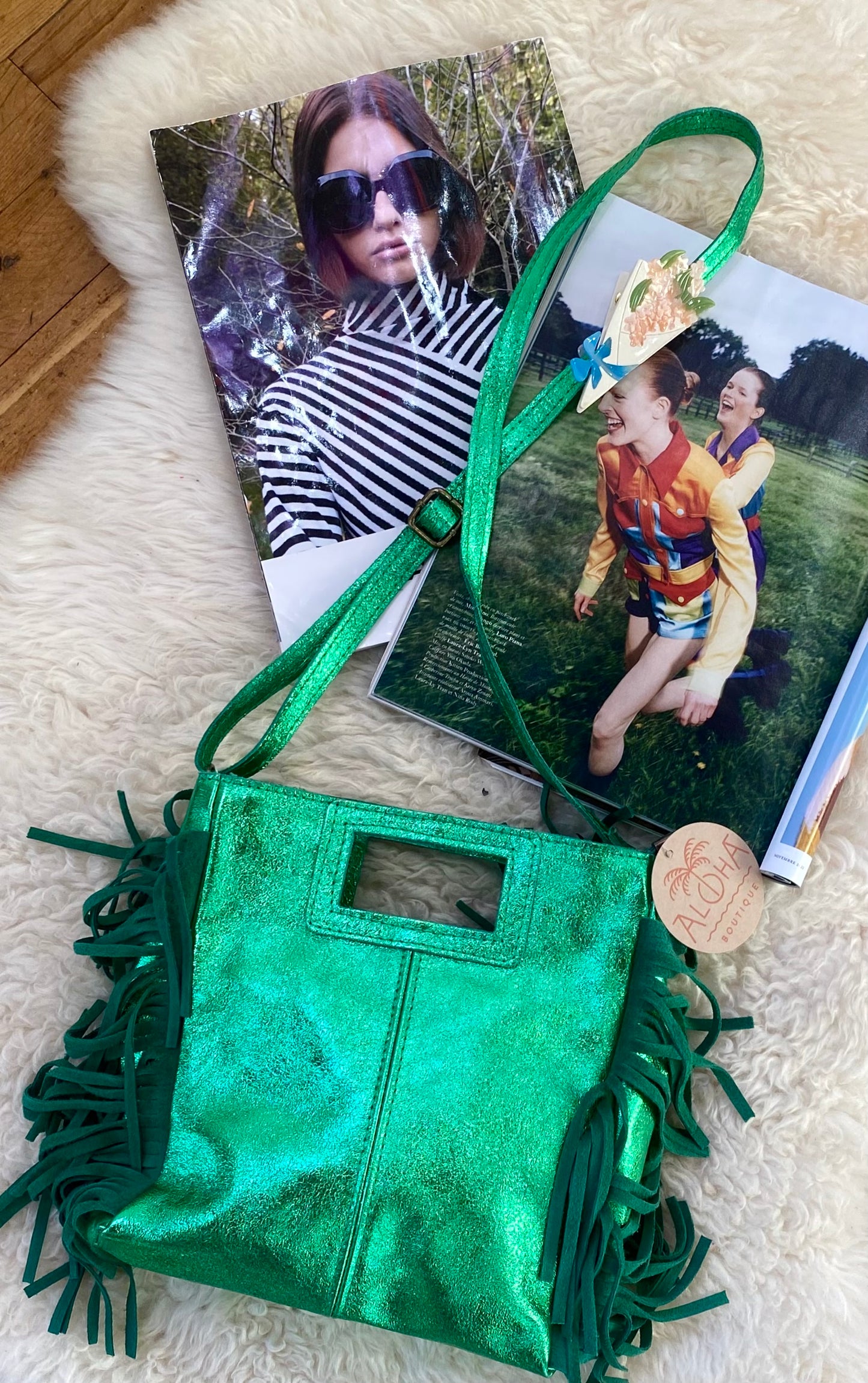 Sac vert foncé - MARTINE