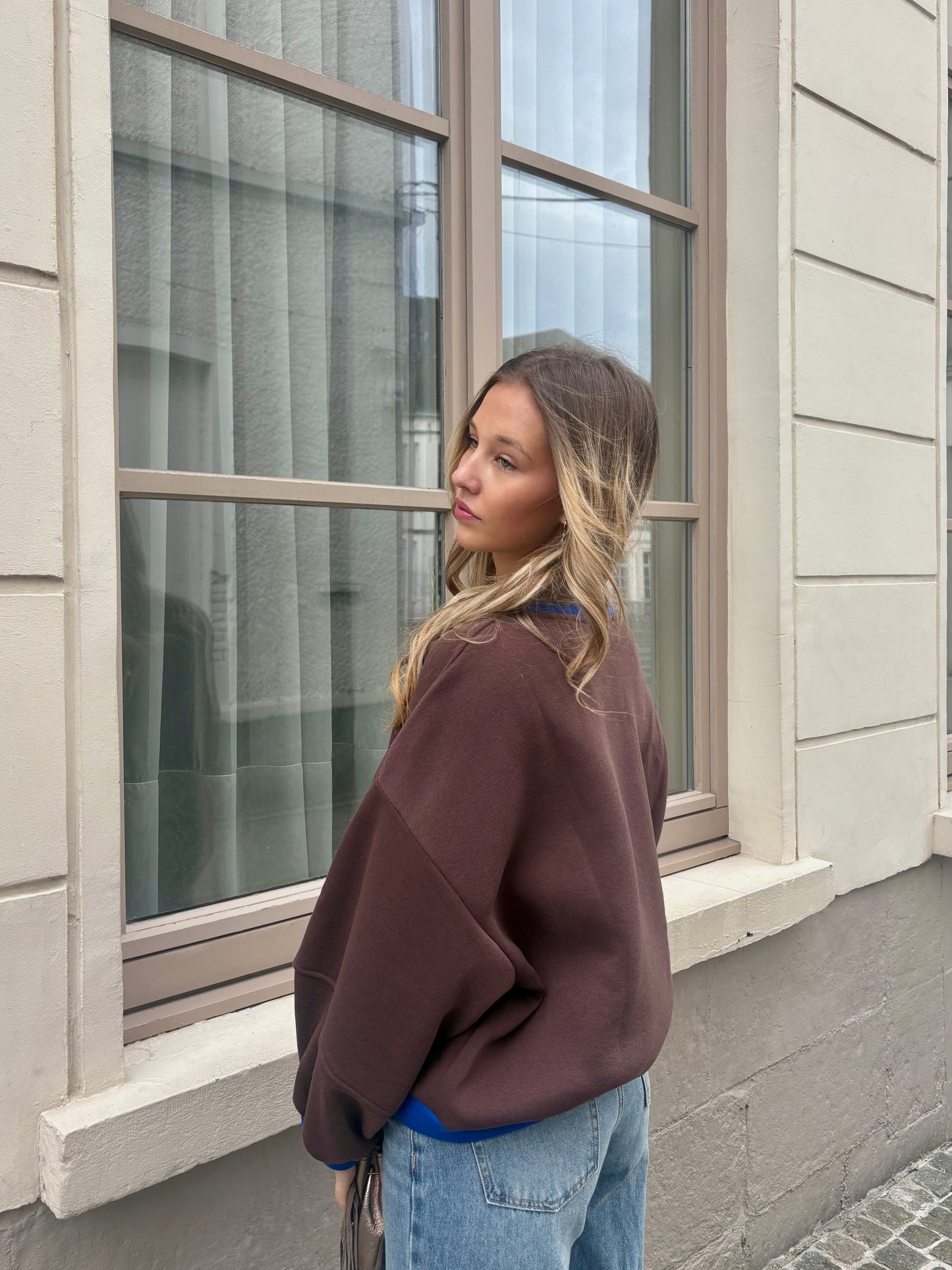 Sweat marron - CLAUDIA