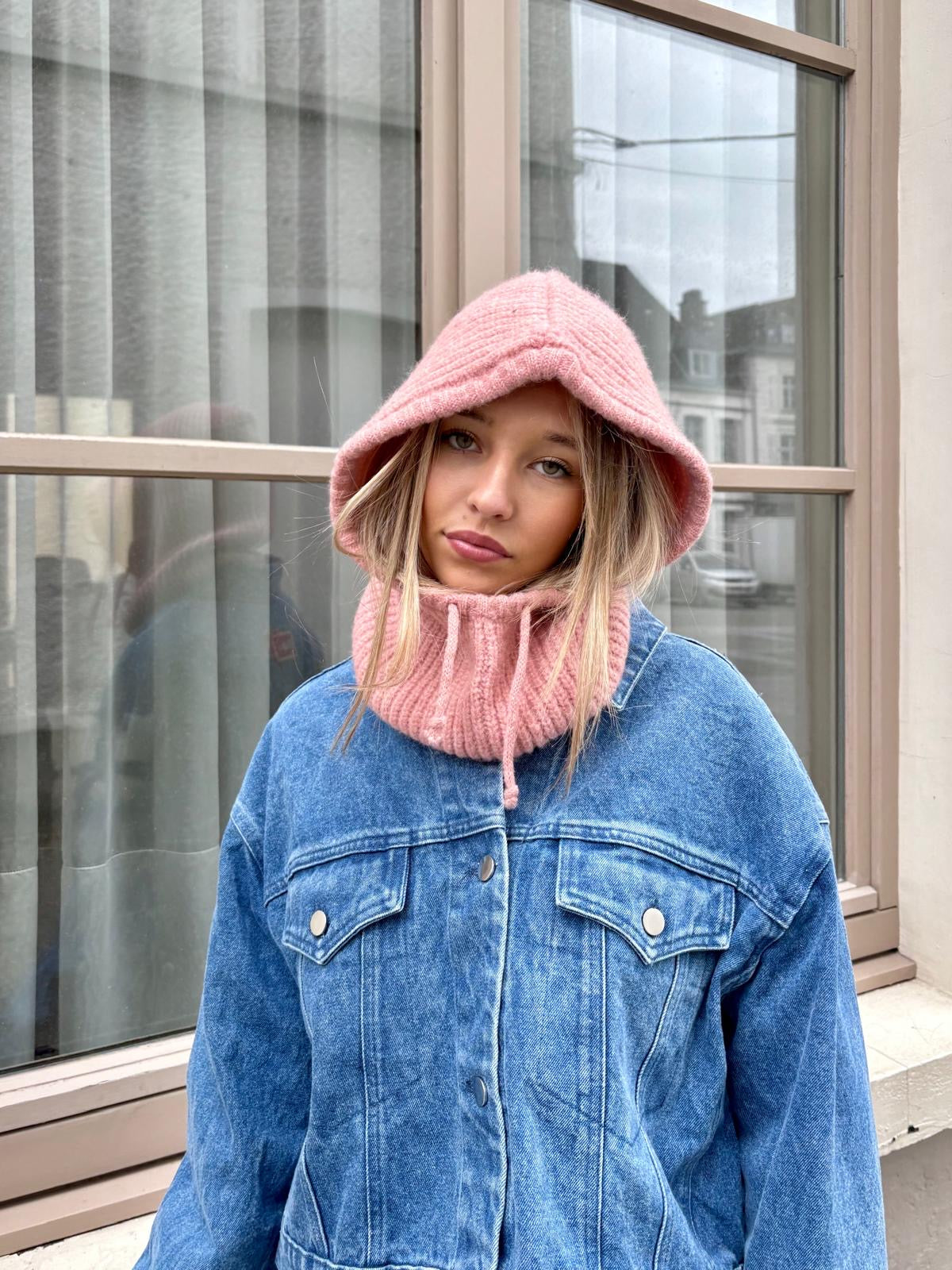 Cagoule rose clair - MIA