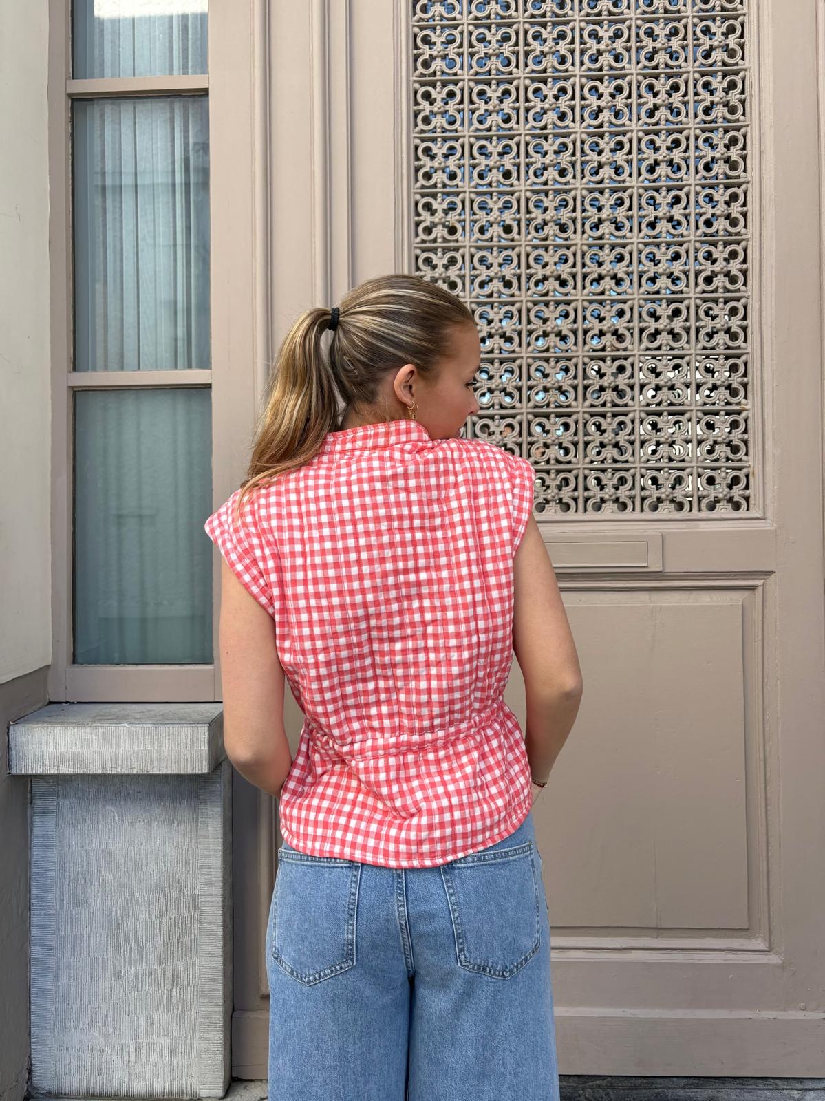 Veste rouge - CÉLESTINE