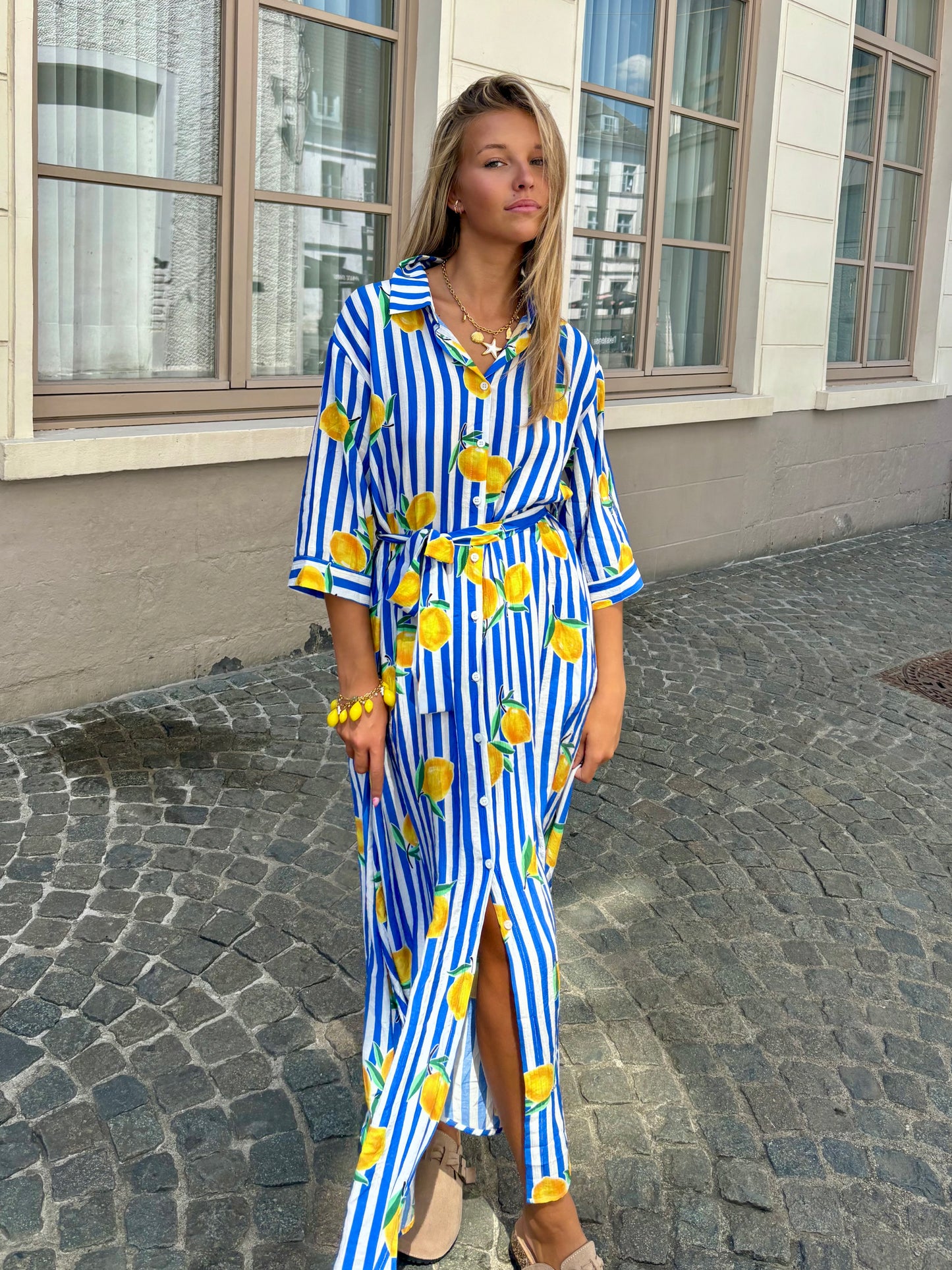 Robe bleue - CITRON