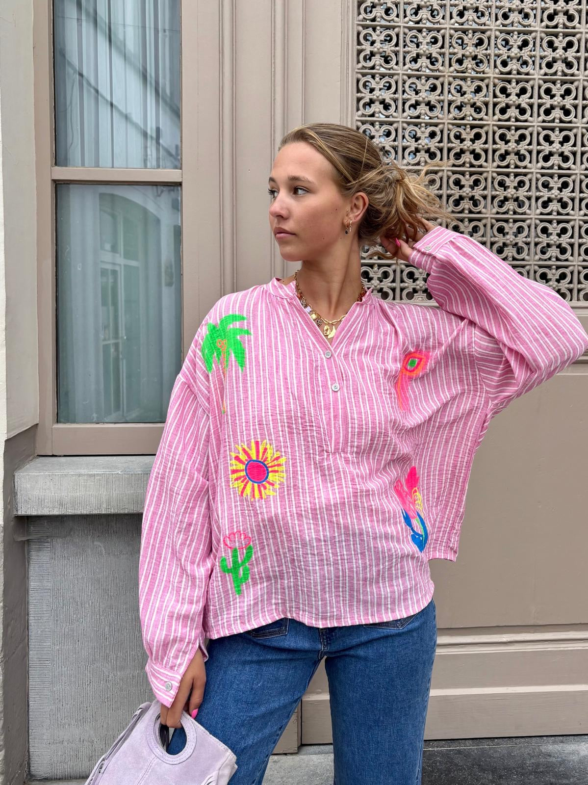 Chemisier rose - SASHA