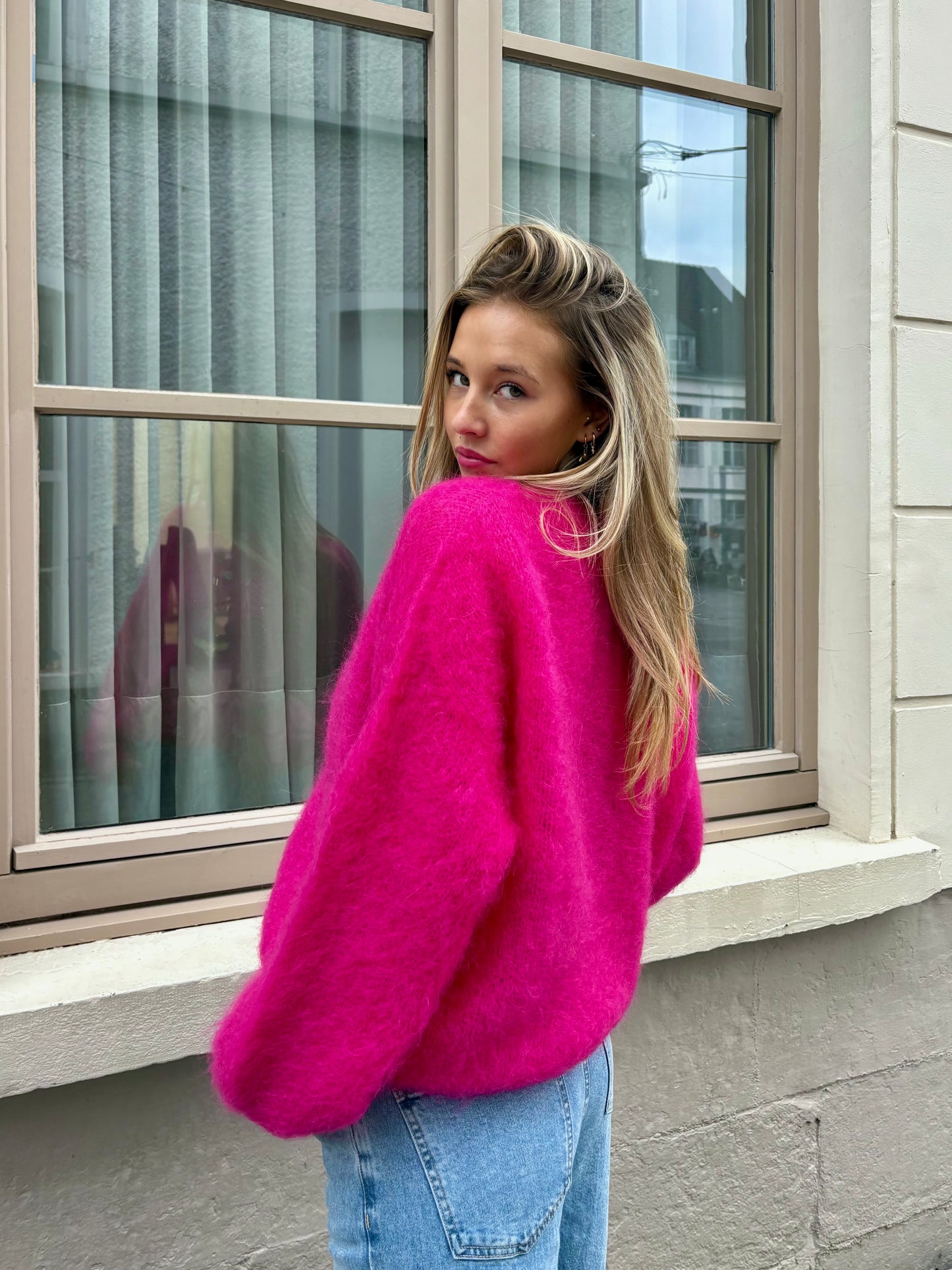 Gilet fushia - YANA
