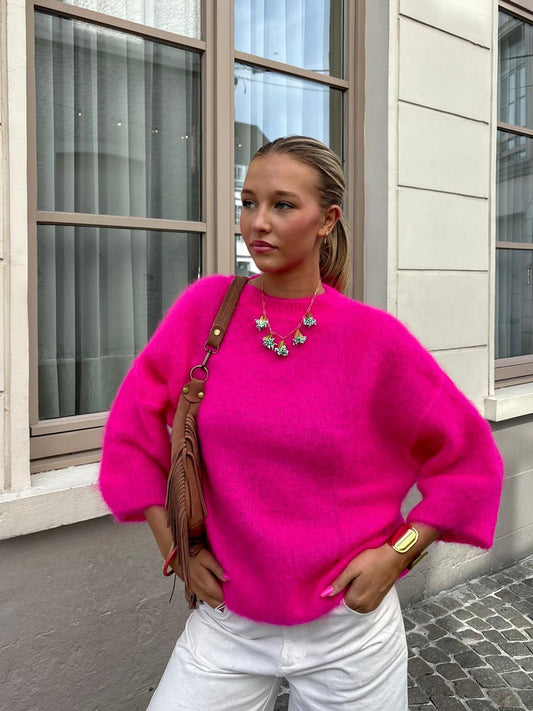 Pull rose fushia - ANDREA