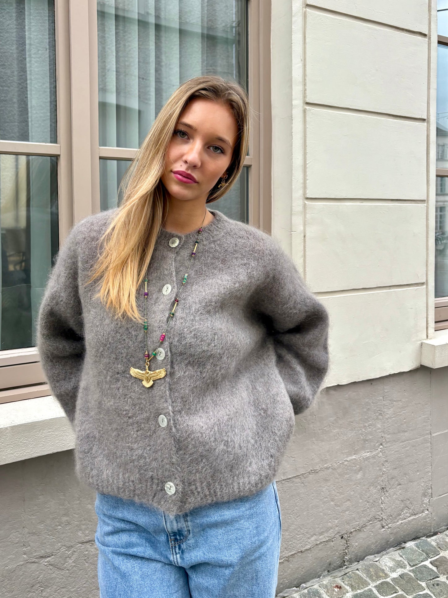 Gilet gris - YANA