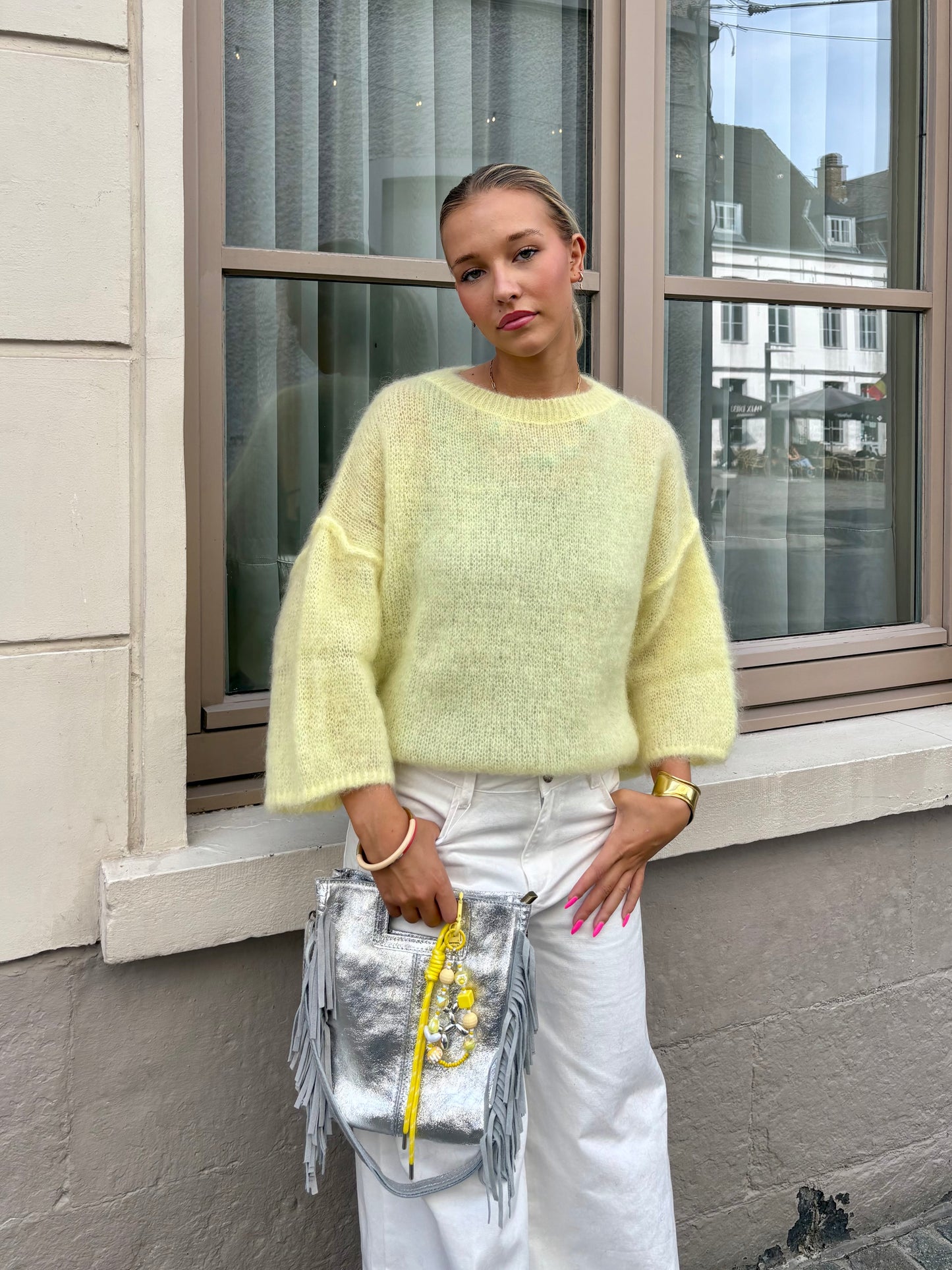 Pull jaune clair - ANDREA