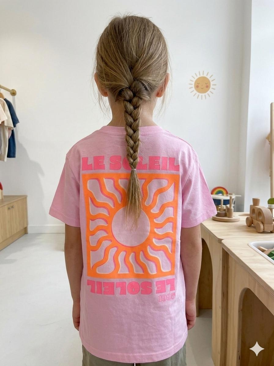 T-shirt rose - LE SOLEIL