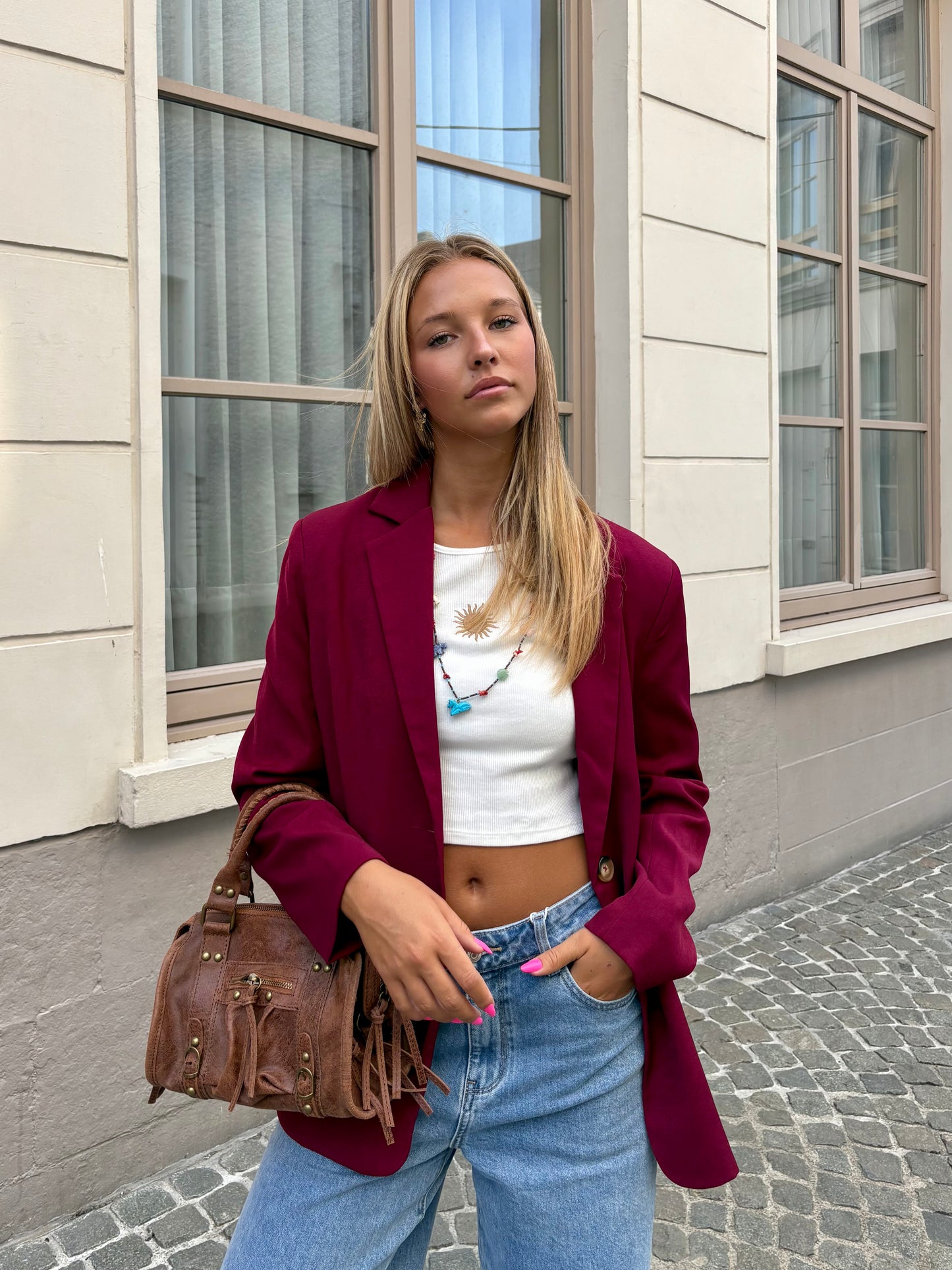 Blazer bordeaux - MANON