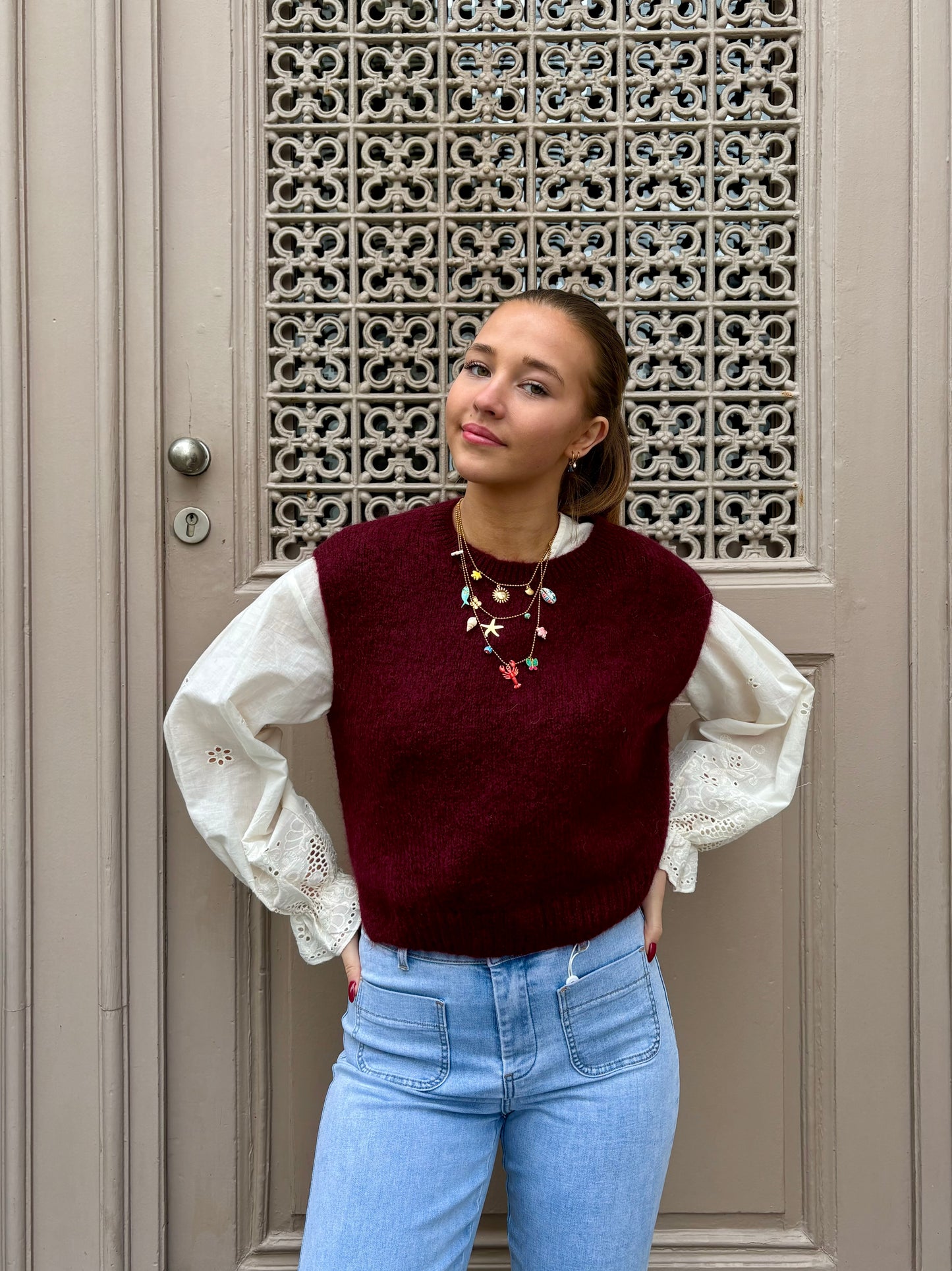 Pull bordeaux - LOLA