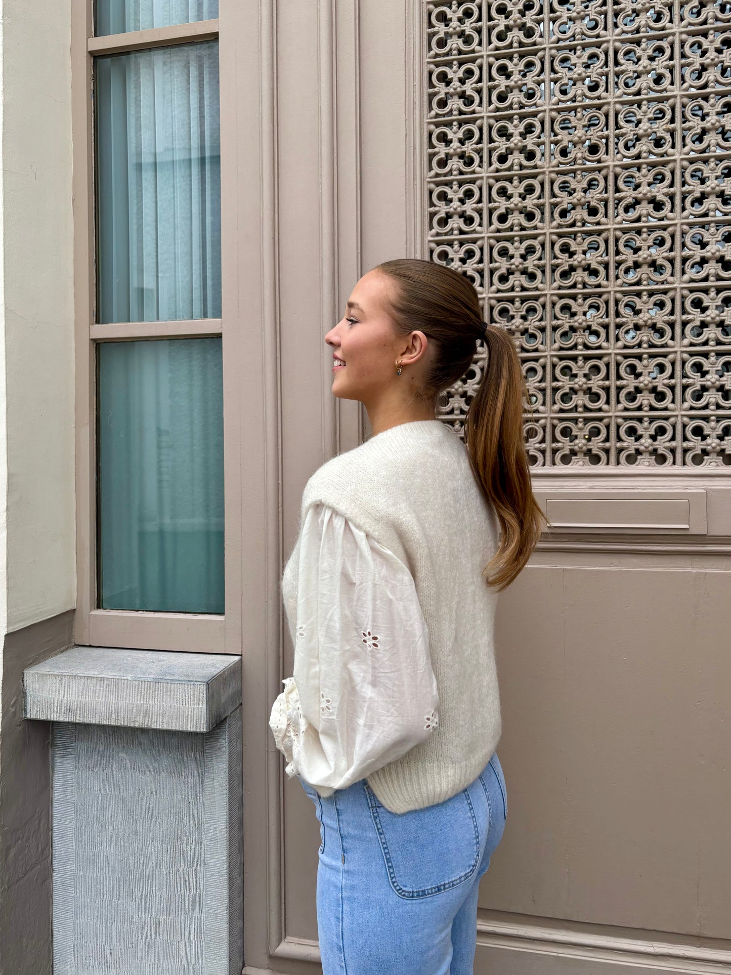 Pull beige - LOLA