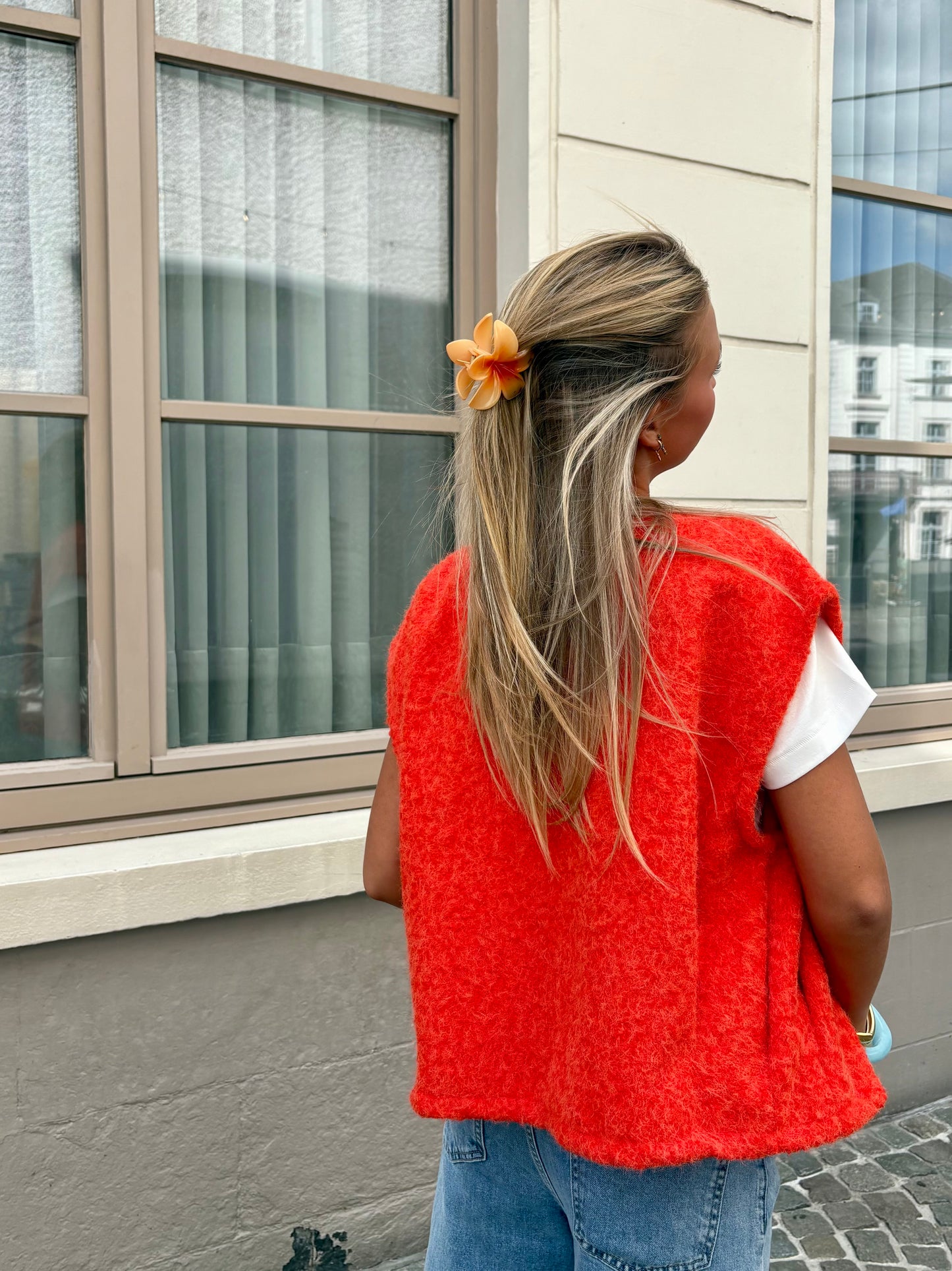 Gilet corail - CARLA