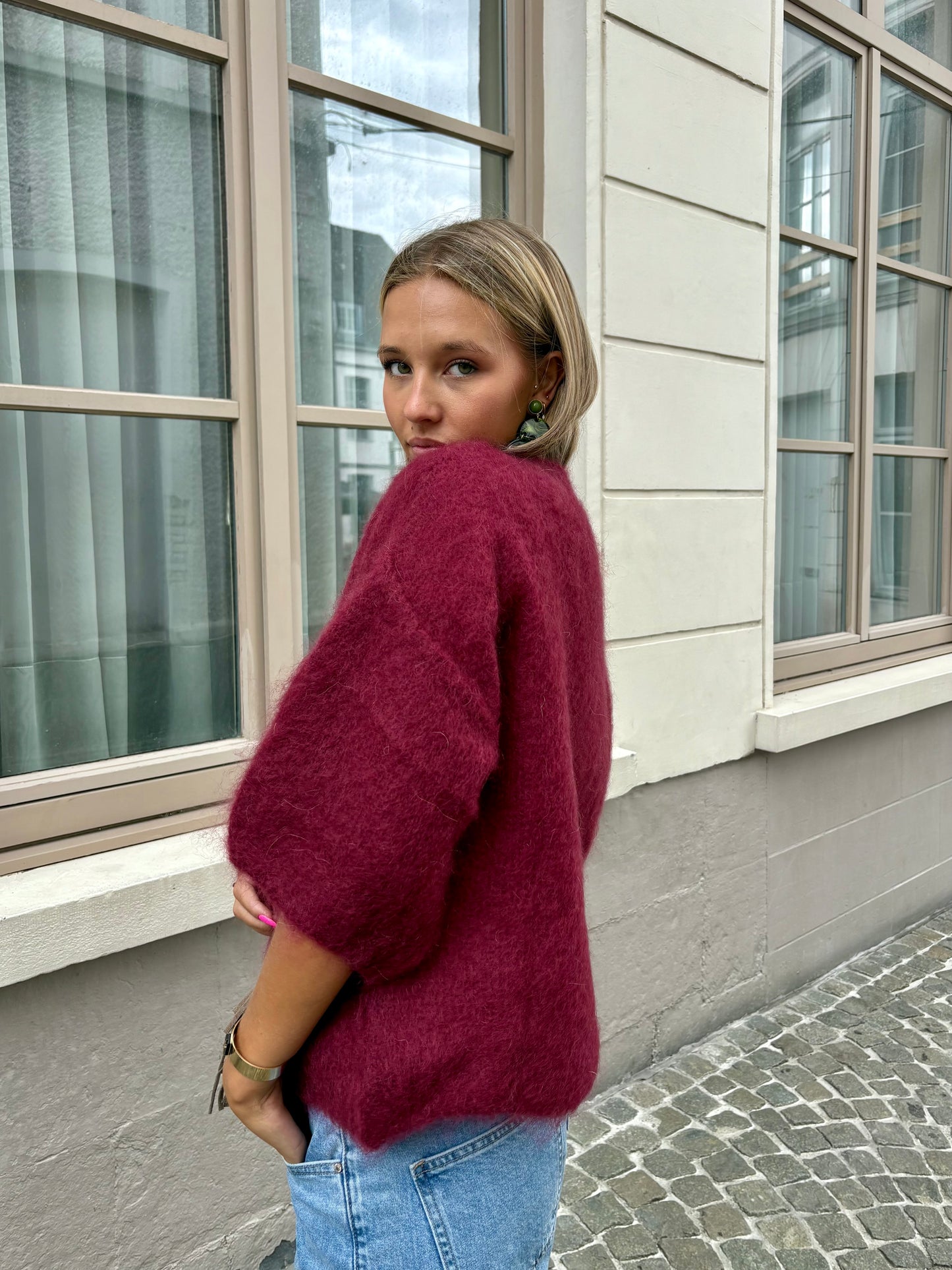 Pull bordeaux - ANDREA