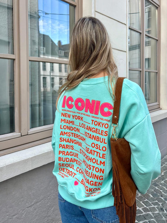 Sweat turquoise - ICONIC
