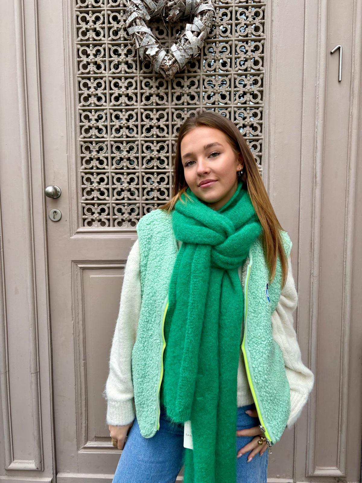 Écharpe verte - SABINE