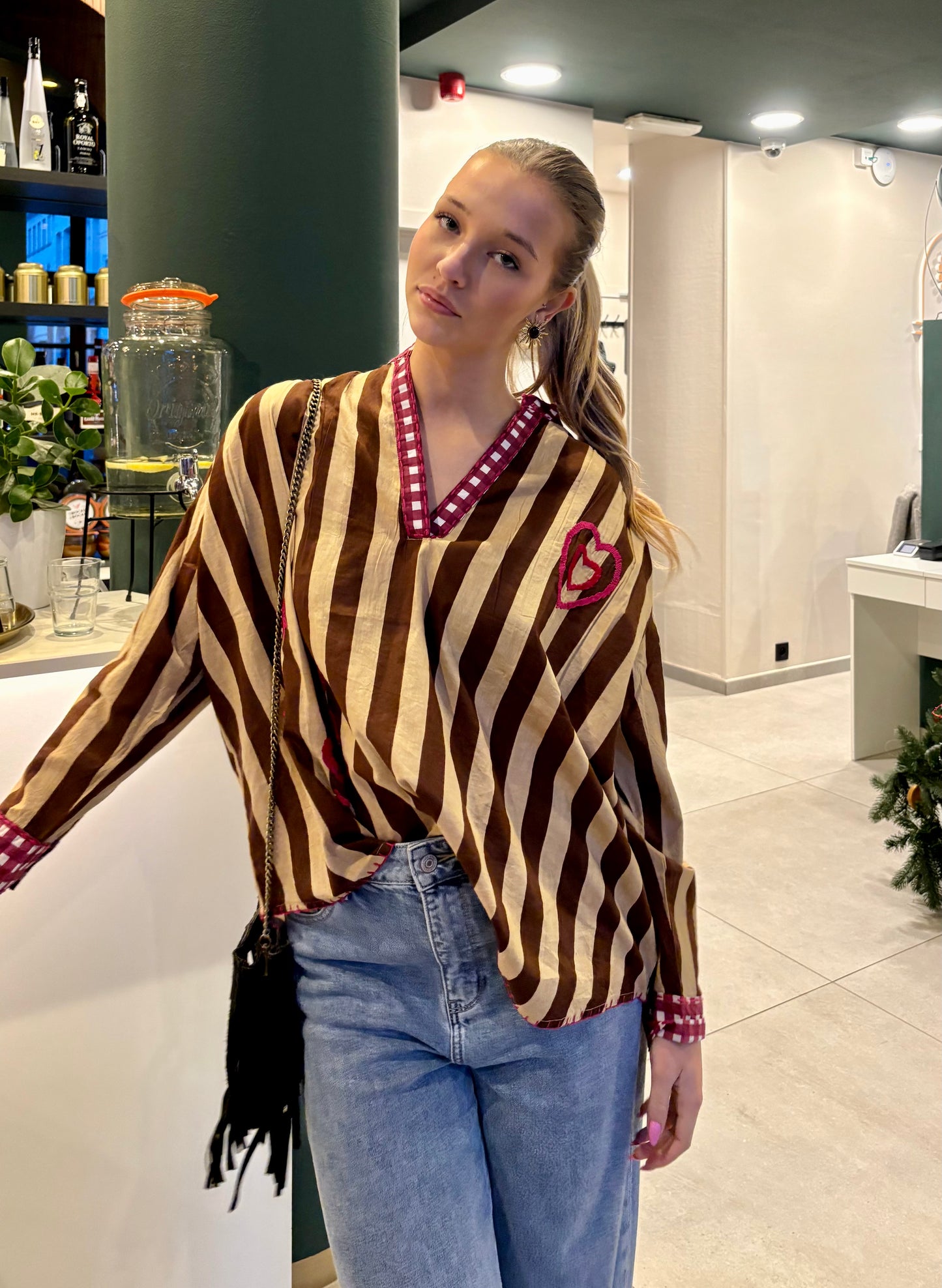 Chemisier marron - ASINA