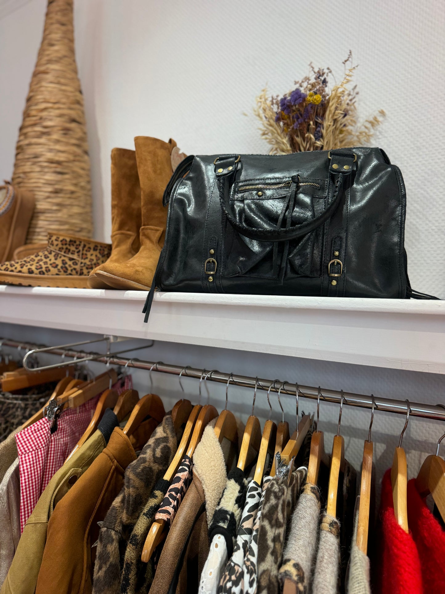 Sac noir mat - NINA