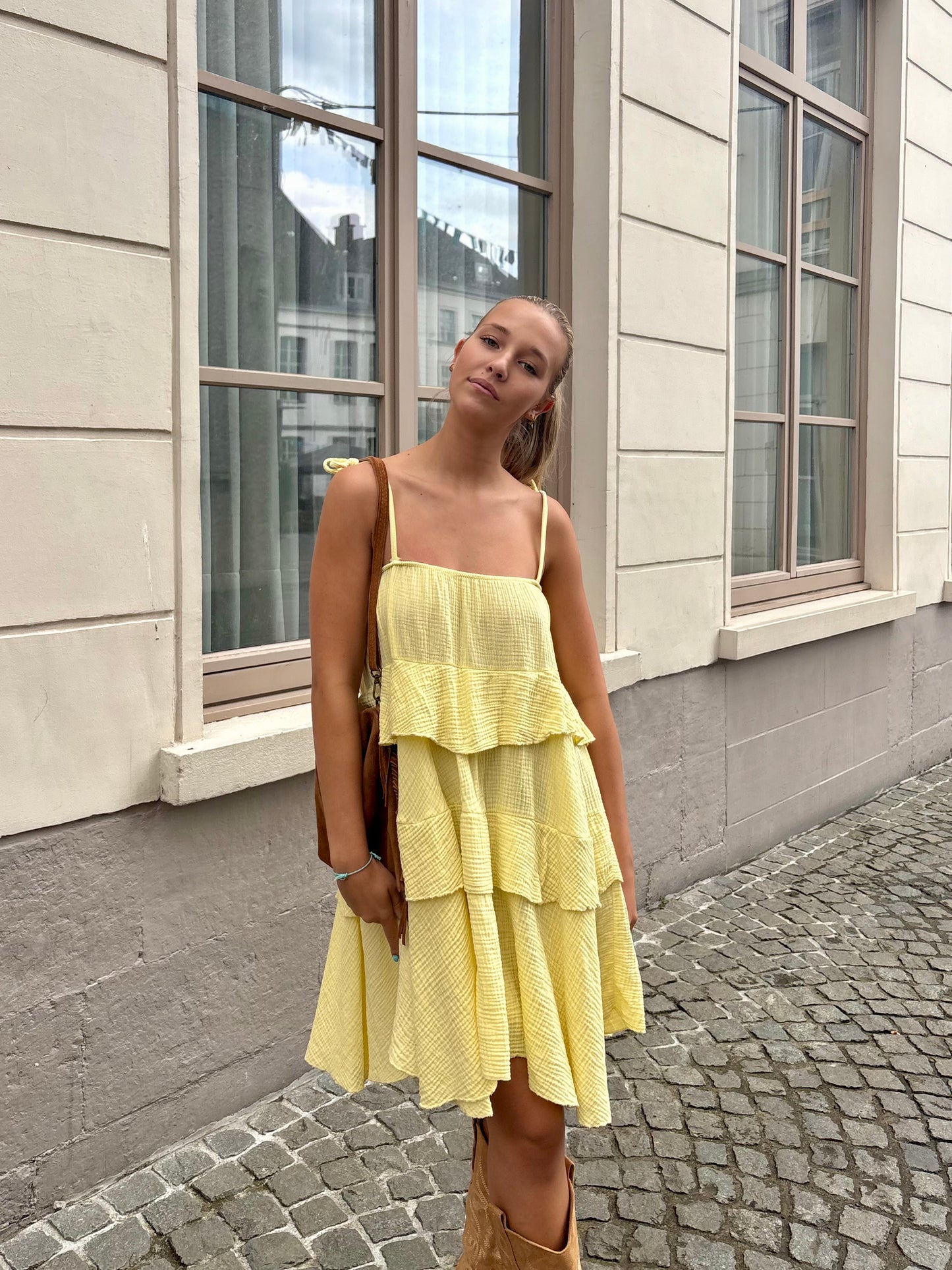 Robe jaune - PAULINE