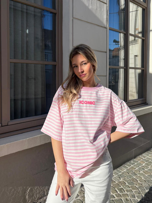 T-shirt rose - ICONIC