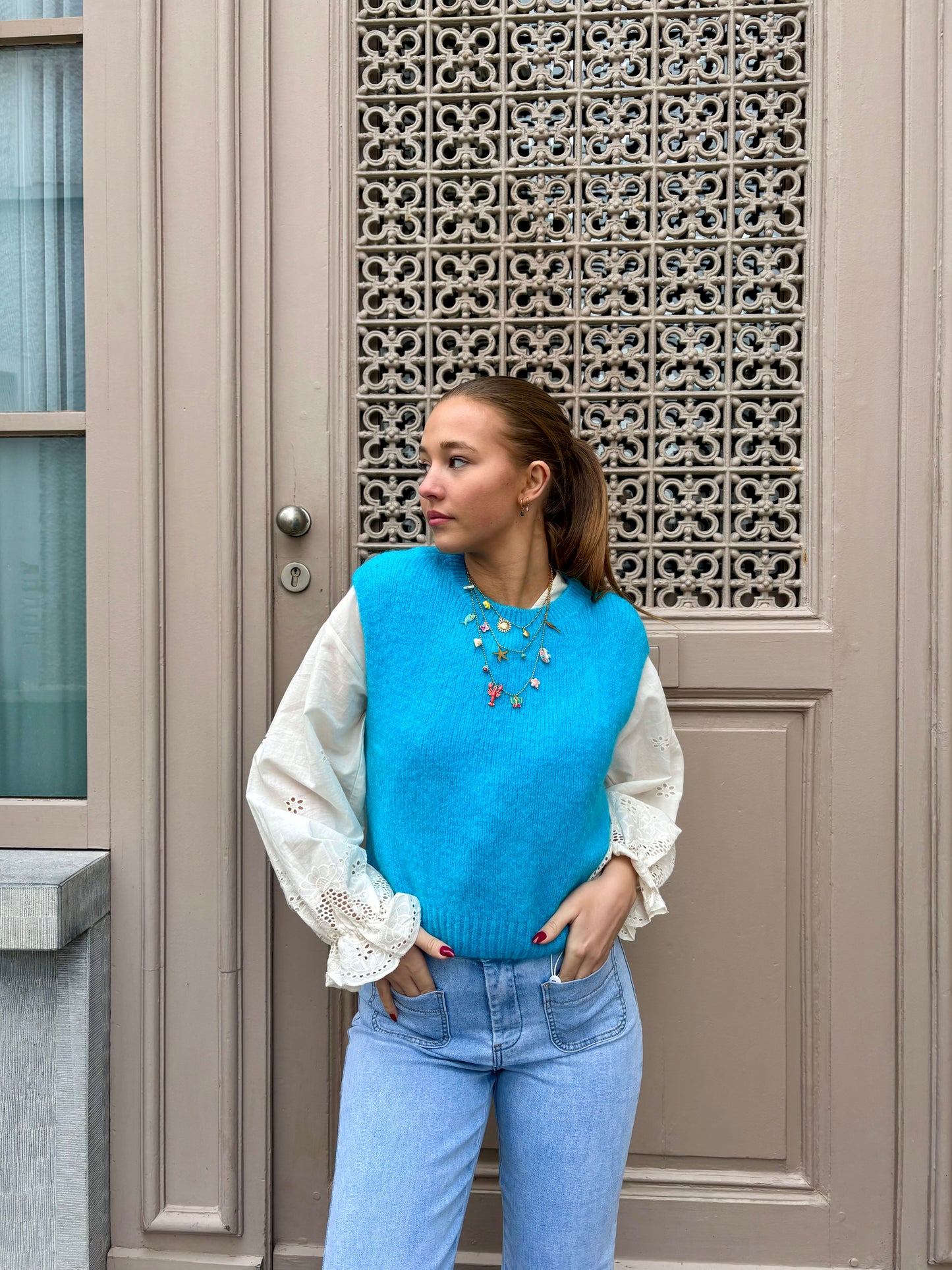 Pull turquoise - LOLA