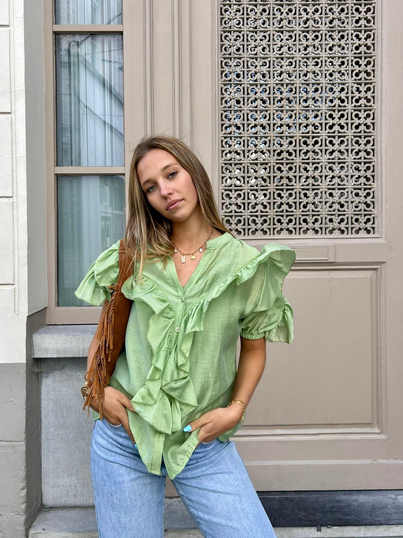 Chemise verte - BABA