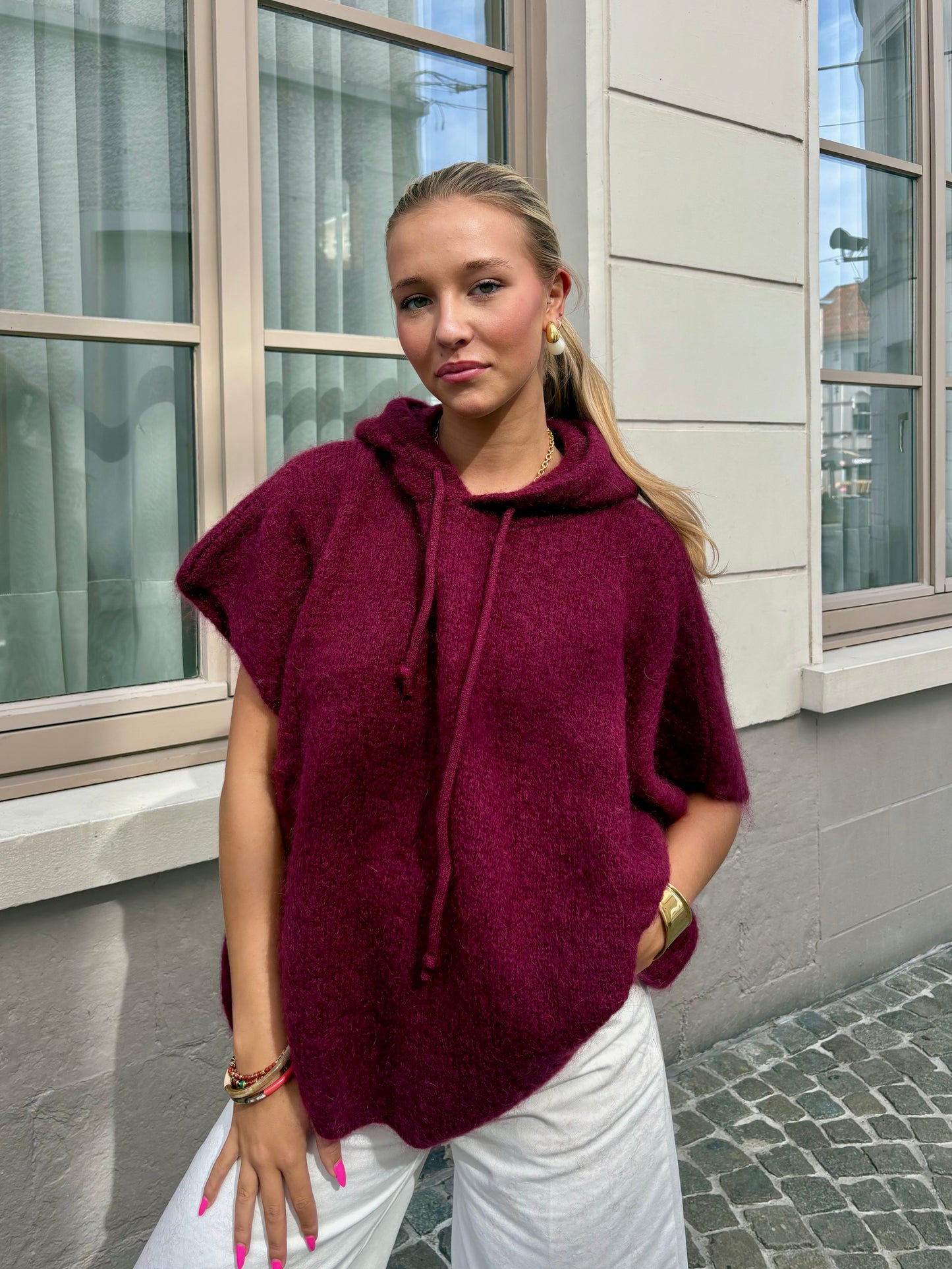 Pull bordeaux - FLAVIE