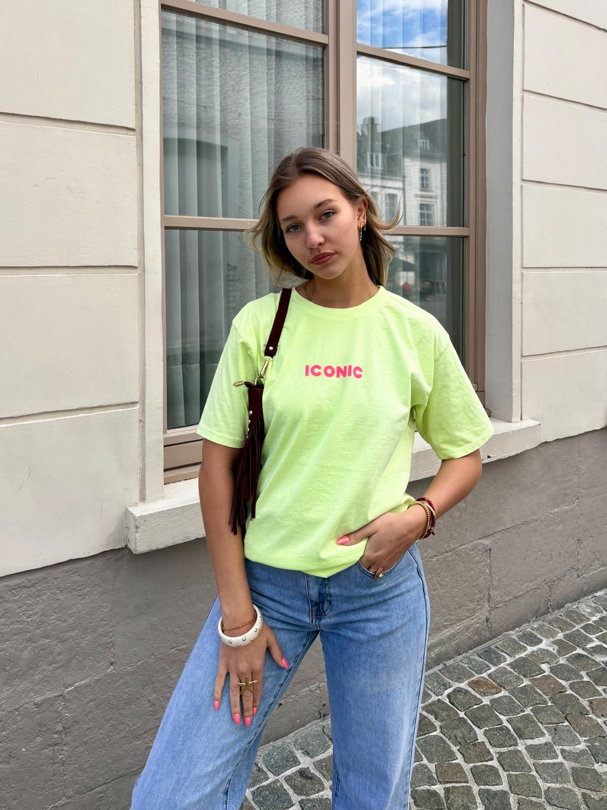T-shirt vert - ICONIC