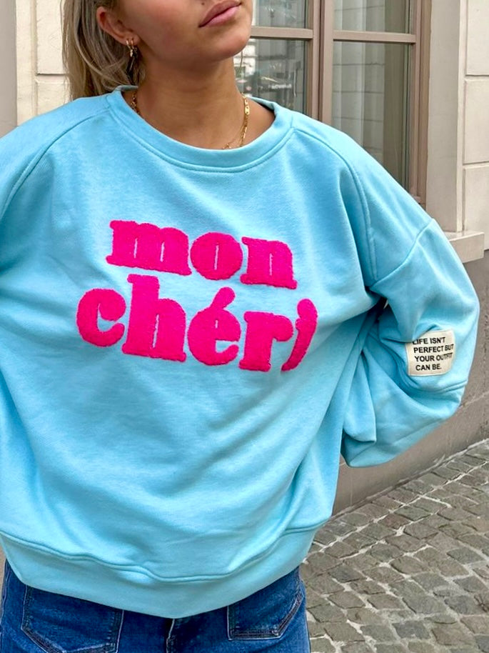 Sweat bleu - MON CHÉRI