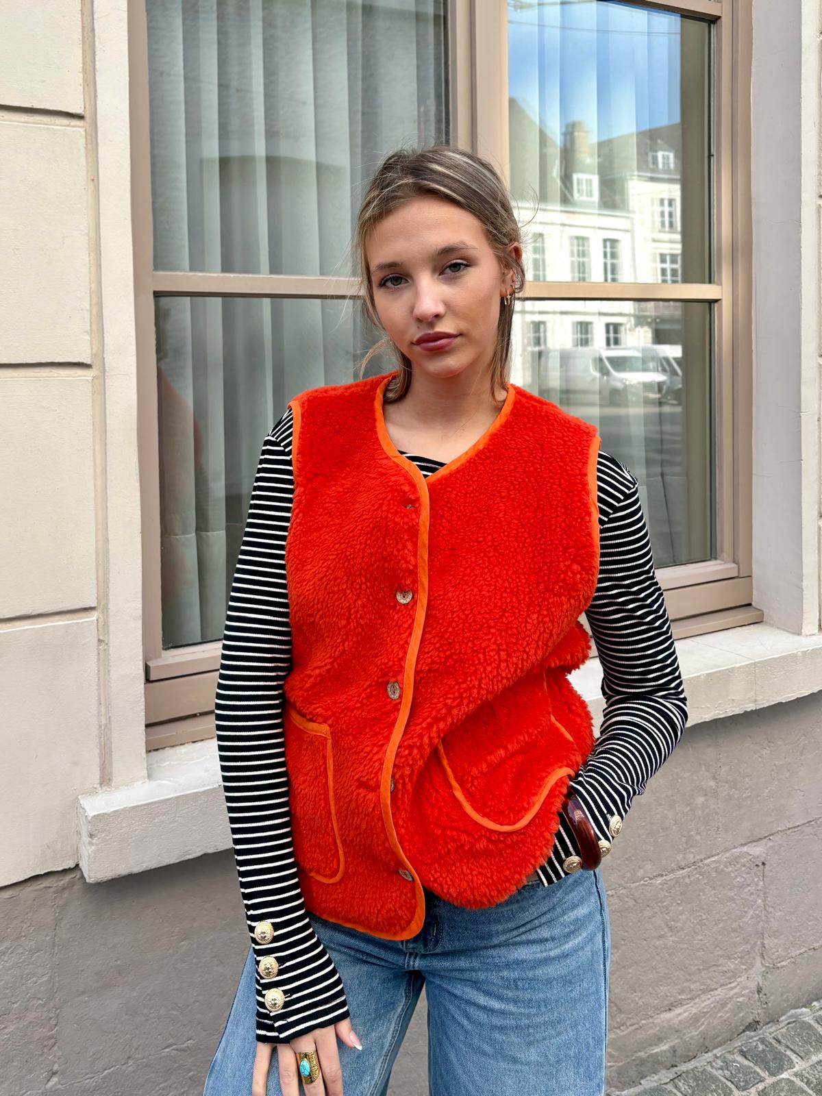 Gilet orange - TANI