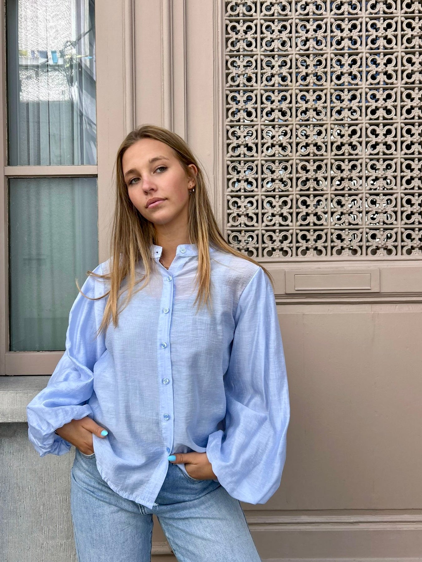 Chemise bleu - VANÉA
