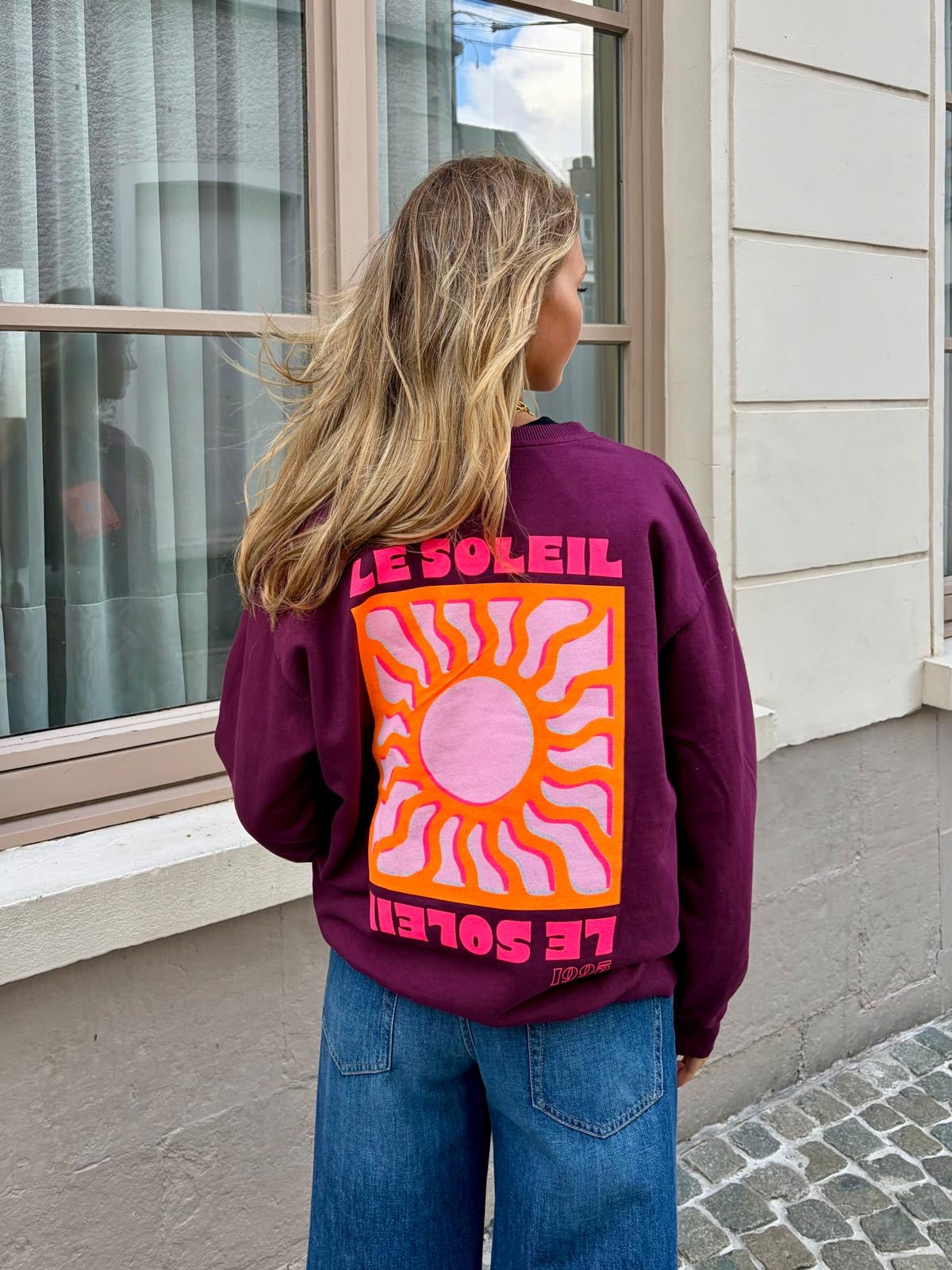 Sweat bordeaux - SOLEIL