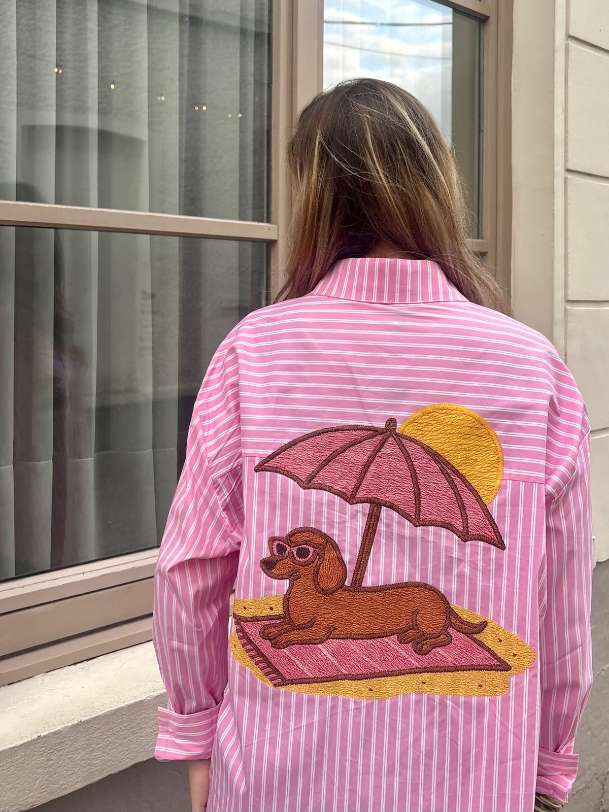 Chemise rose - TECKEL