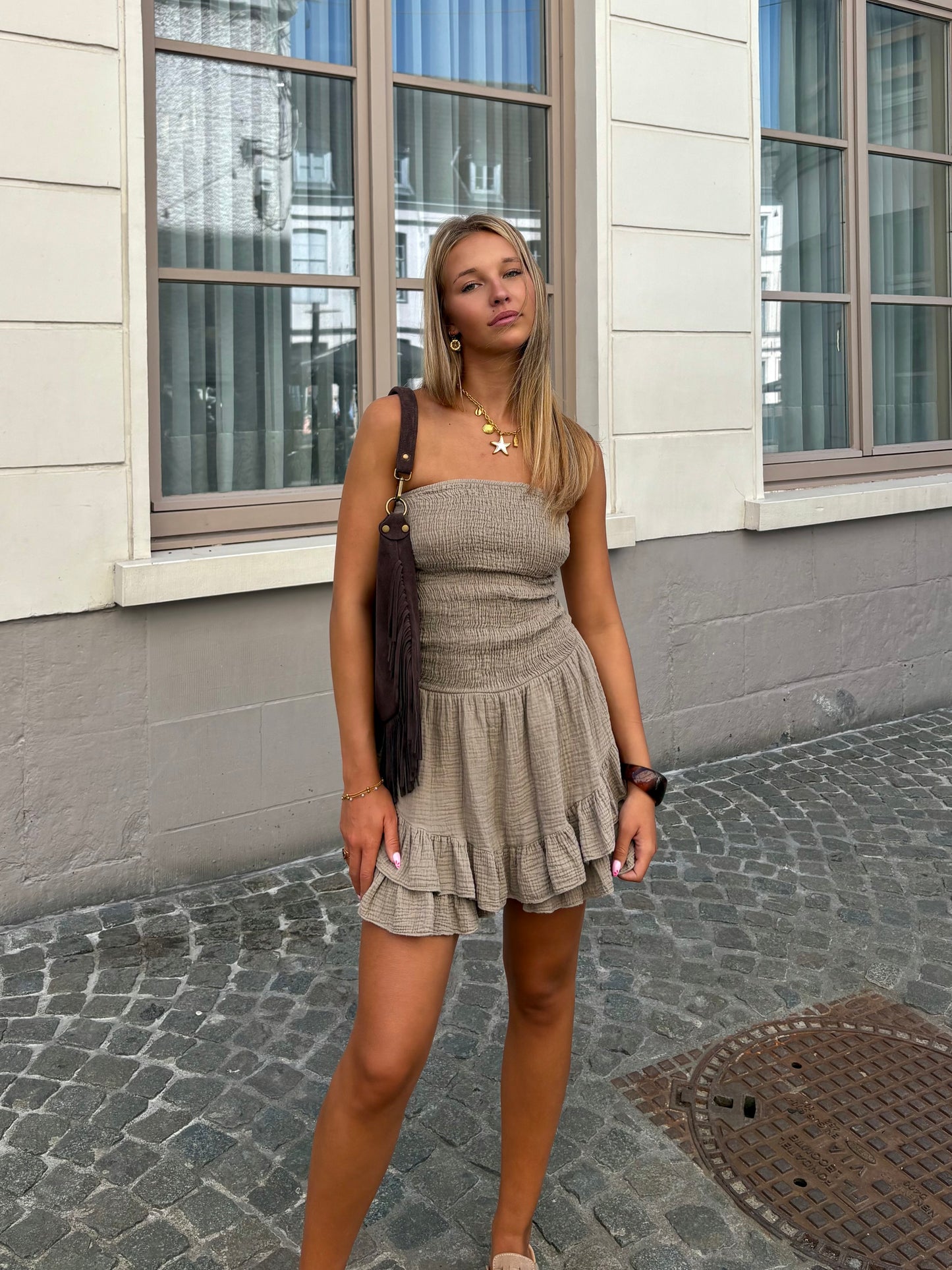 Robe beige - SABINE