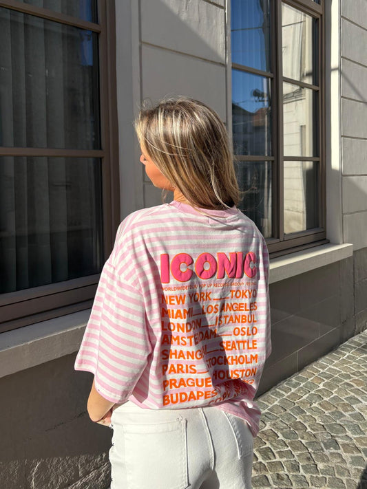 T-shirt rose - ICONIC