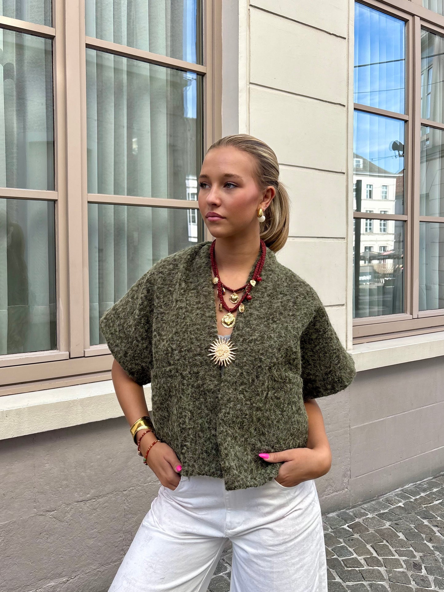 Gilet kaki - ETHEL