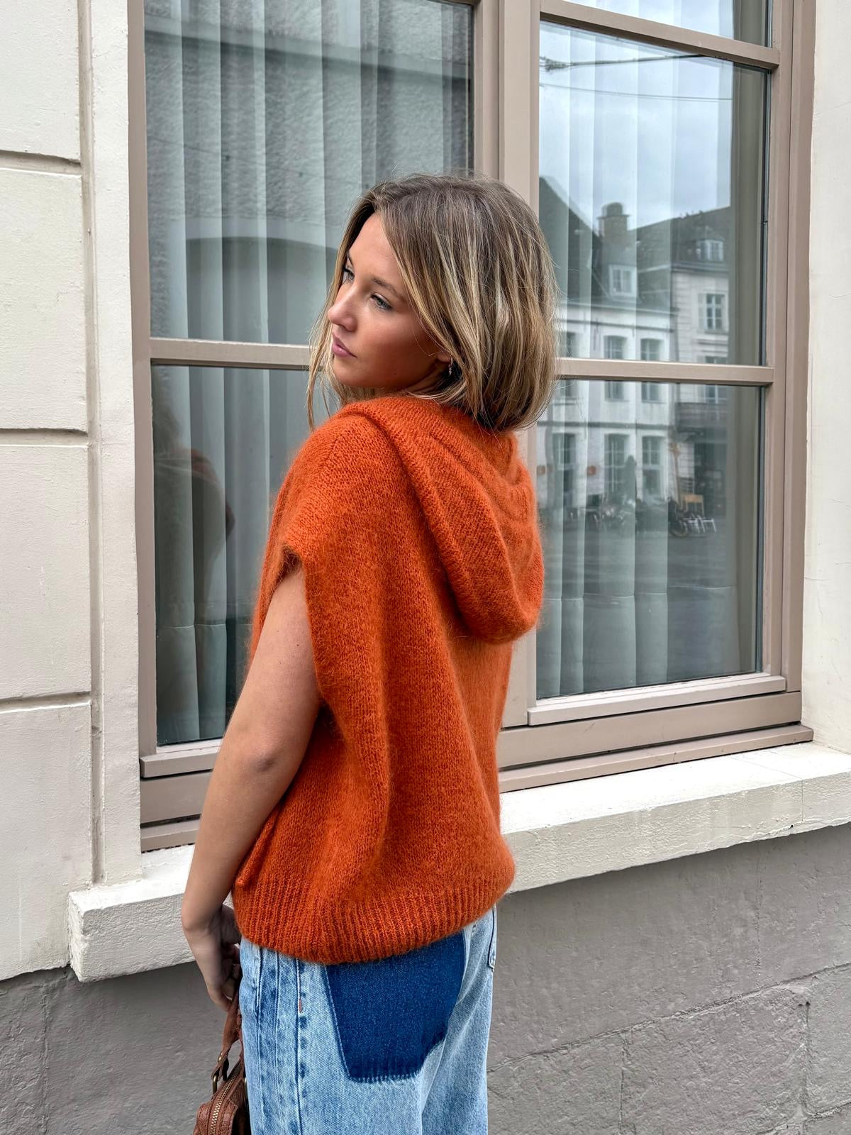 Gilet orange - SAMANTHA