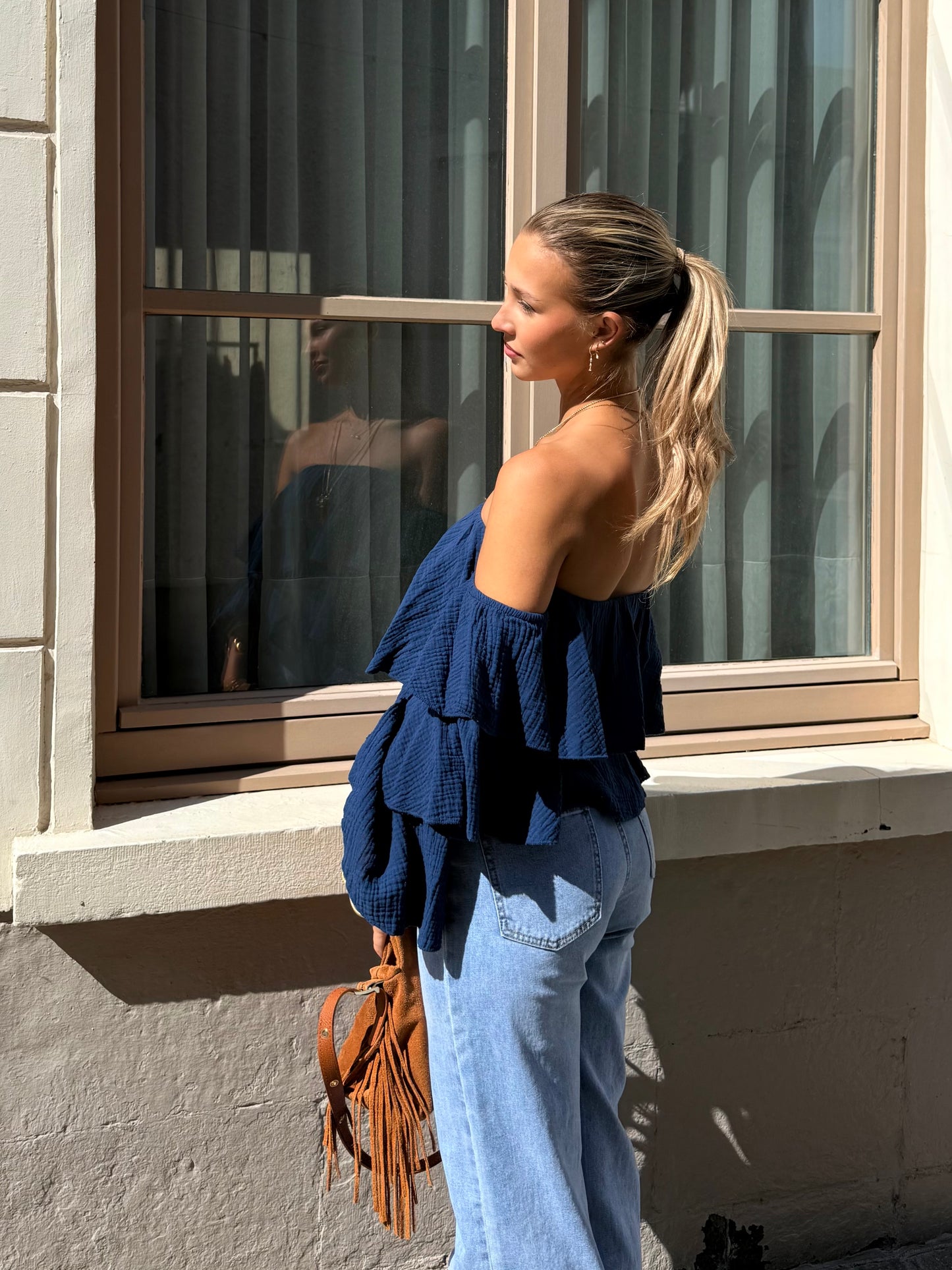Haut bleu marine - LIMA