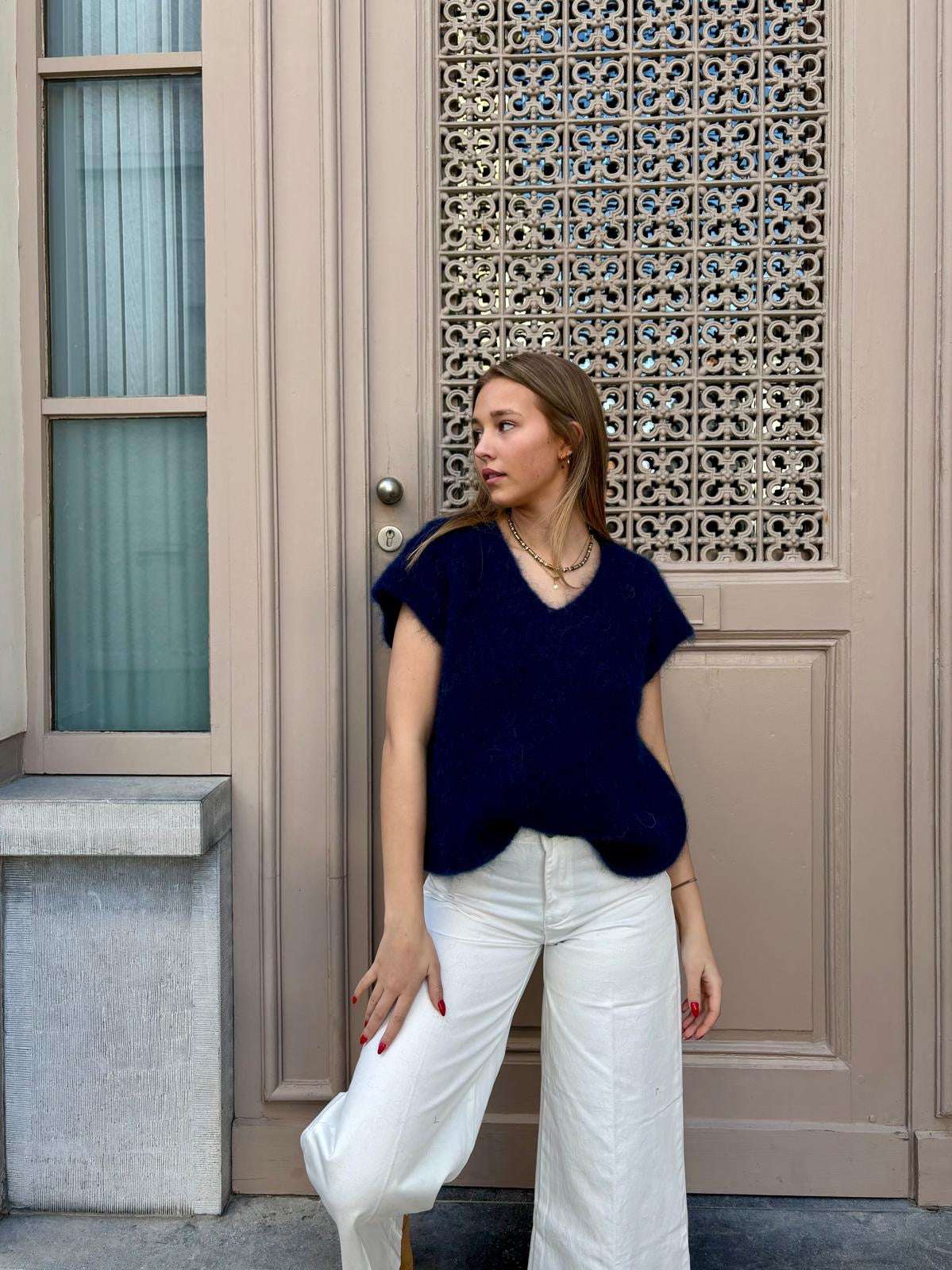 Pull bleu marine - CÉLESTINE