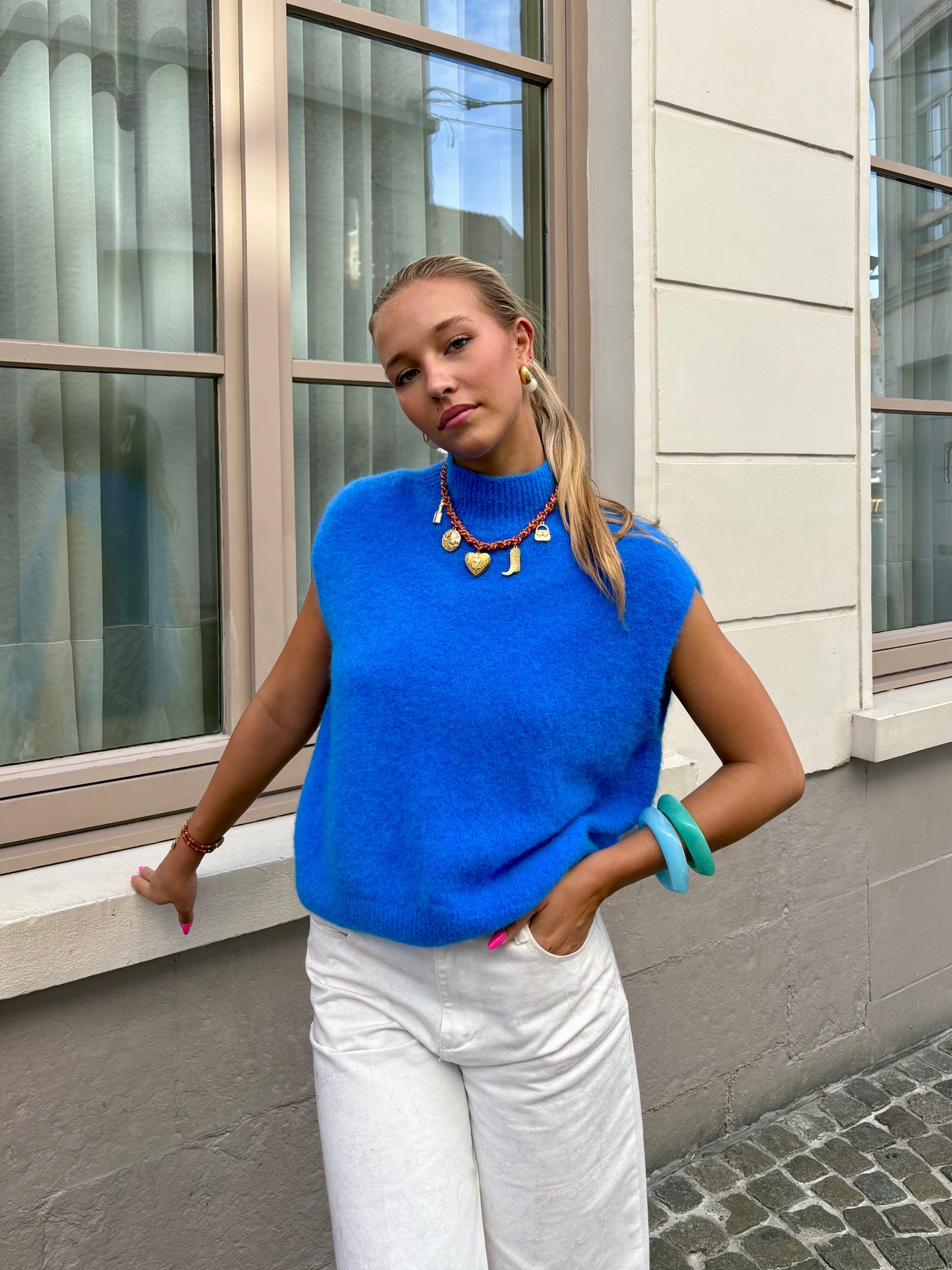 Pull bleu roi - JUDI