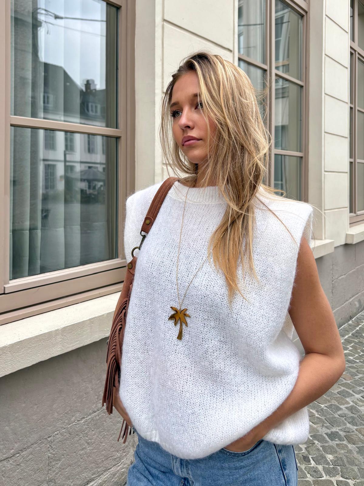 Pull blanc - THÉRÈSE