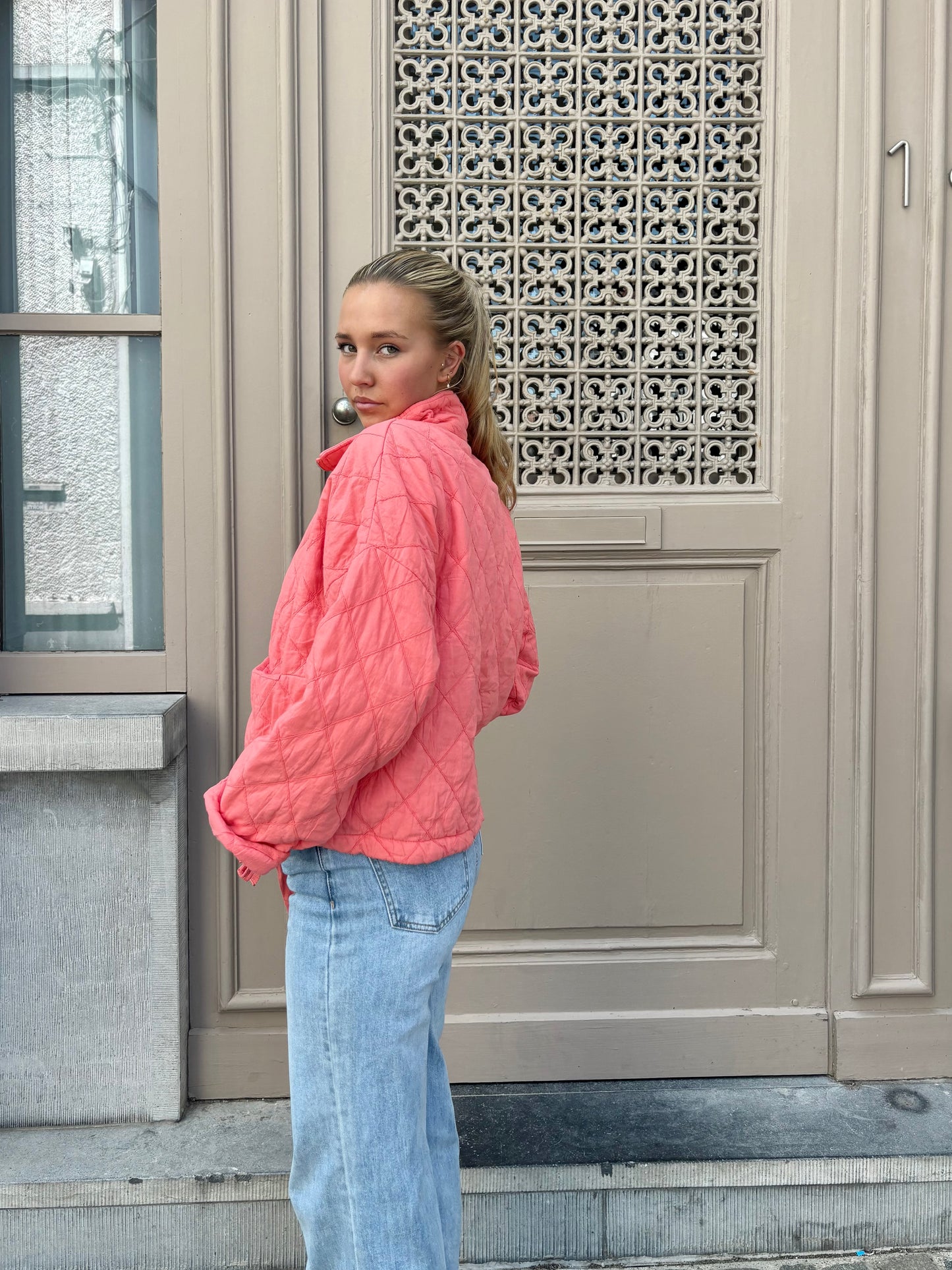 Veste corail - YASMINA